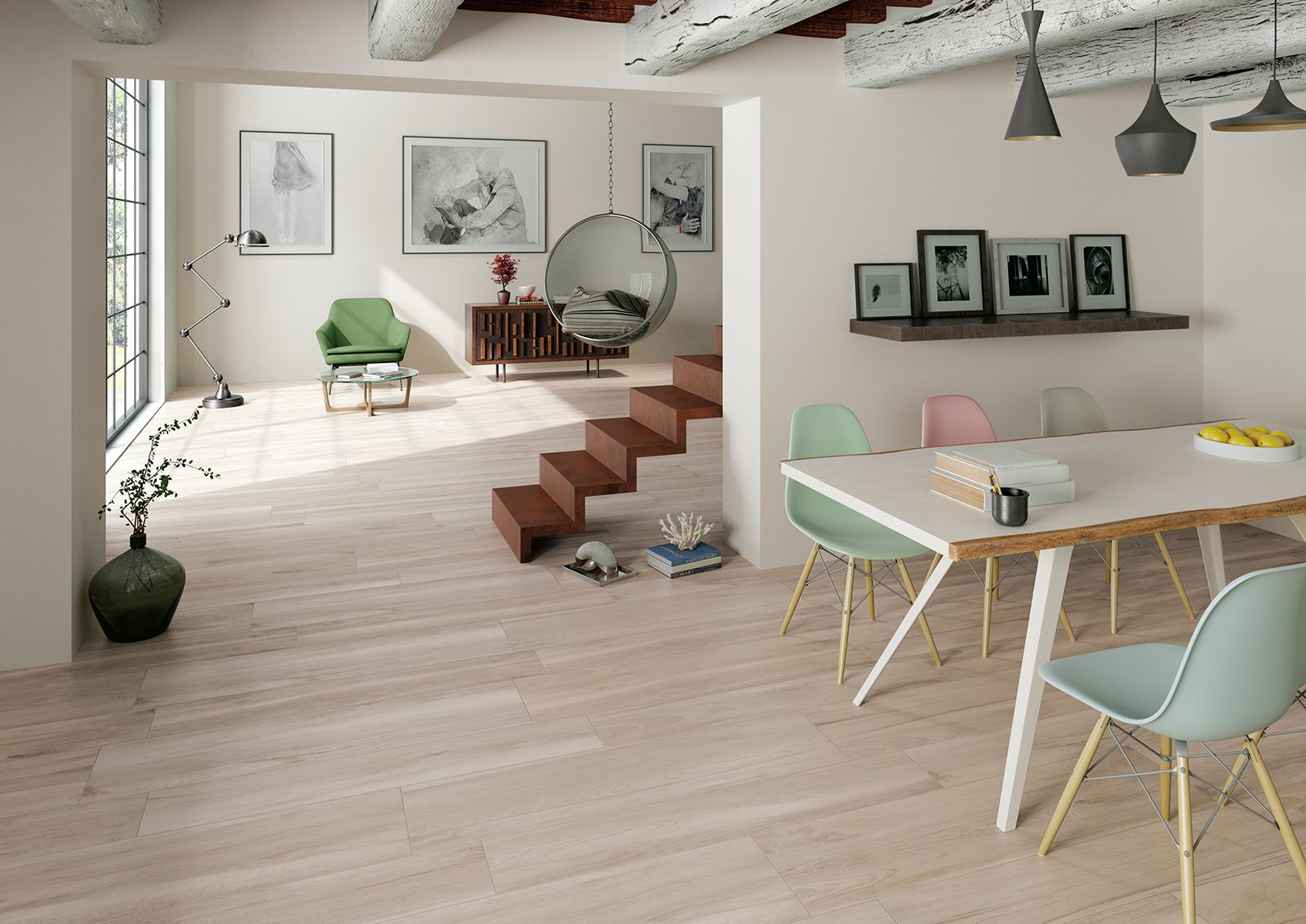 SILVERLINE by Armonie Ceramiche - Pavimento in gres porcellanato effetto legno - 3