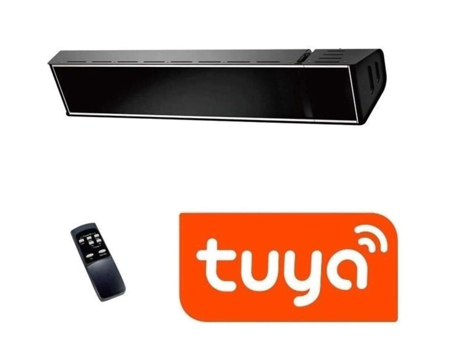 CALDO VETRO 2000 WIFI by SINED - Diffusore radiante per esterni e interni in vetroceramica e alluminio - 2