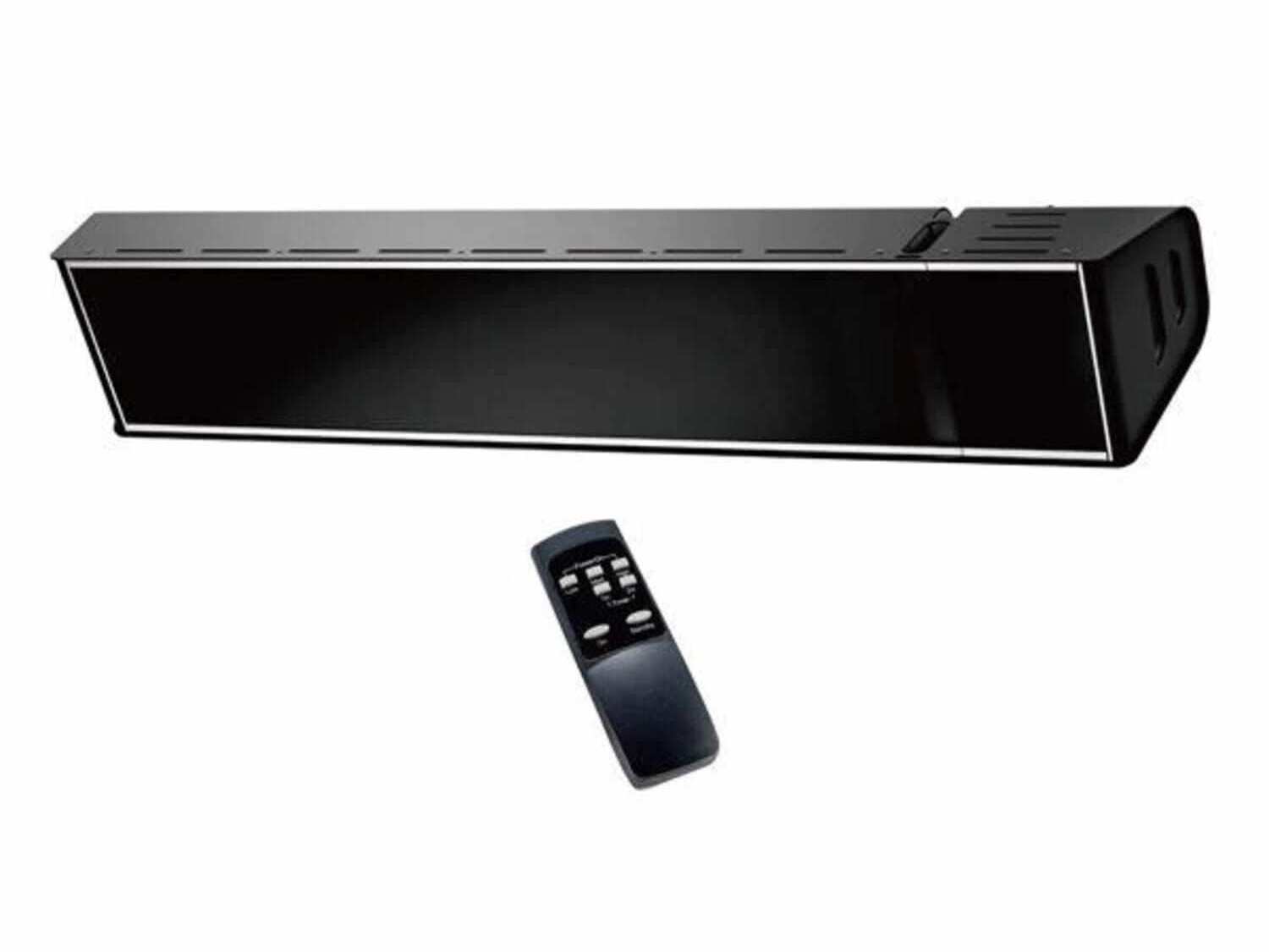 CALDO VETRO 2000 by SINED - Diffusore radiante per esterni e interni in vetroceramica e alluminio