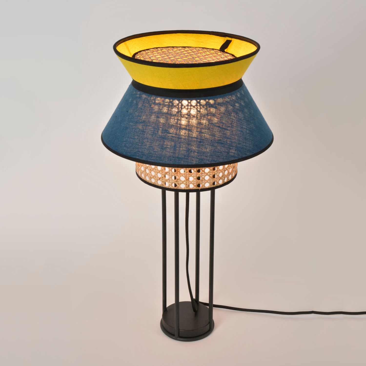 SINGAPOUR Fabric table lamp By Market Set