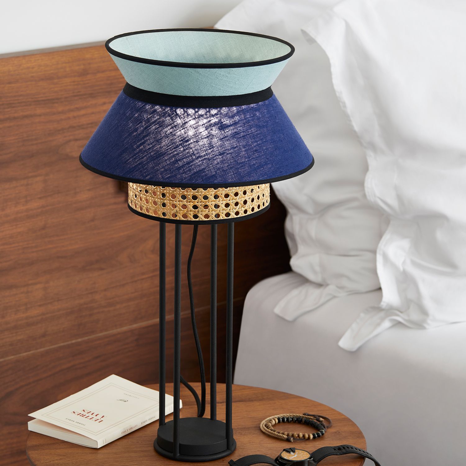 SINGAPOUR Fabric table lamp By Market Set