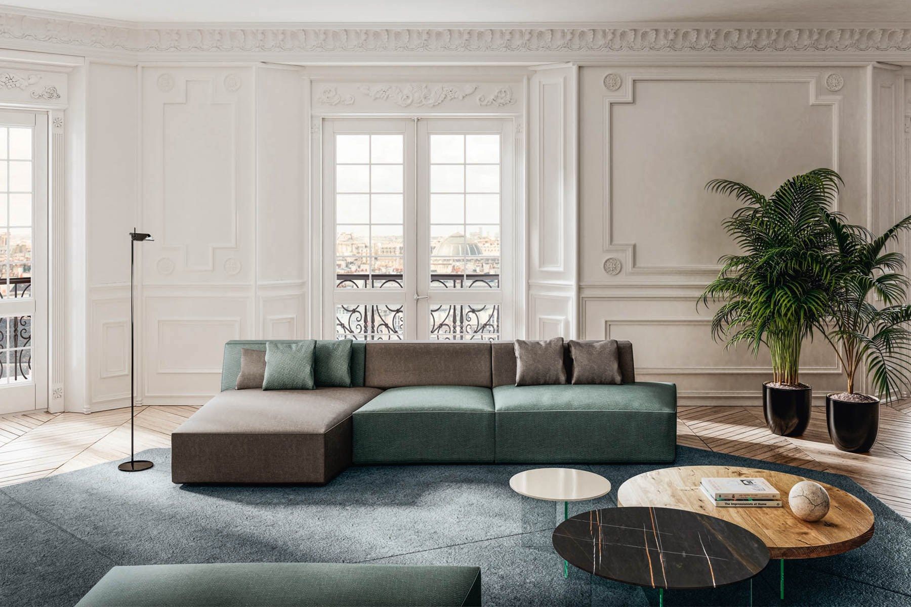 SLIDE 0820 Sofa By Lago design Daniele Lago