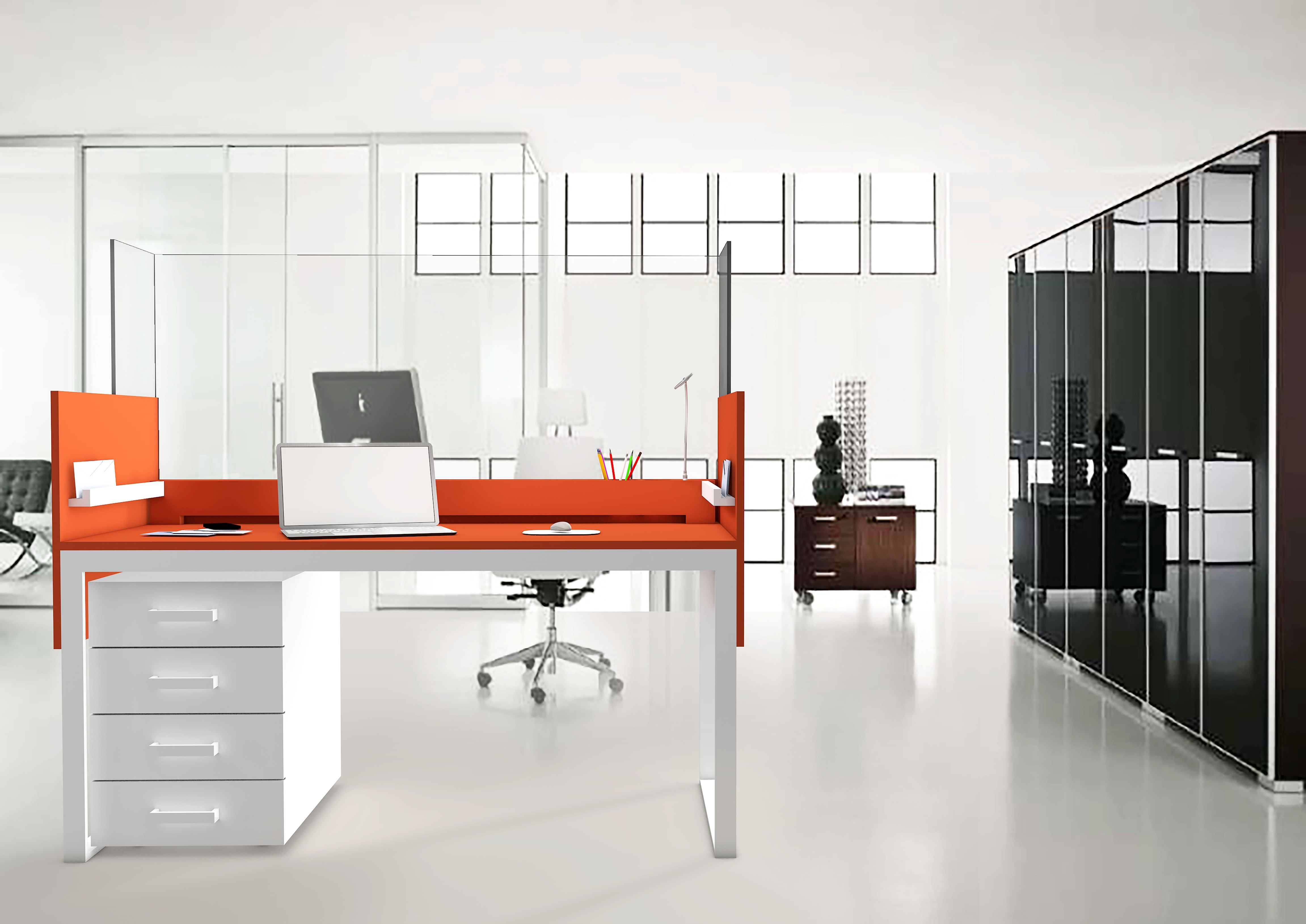 SMARTDESK BUSINESS Rectangular workstation desk By ARKOF LABODESIGN ...