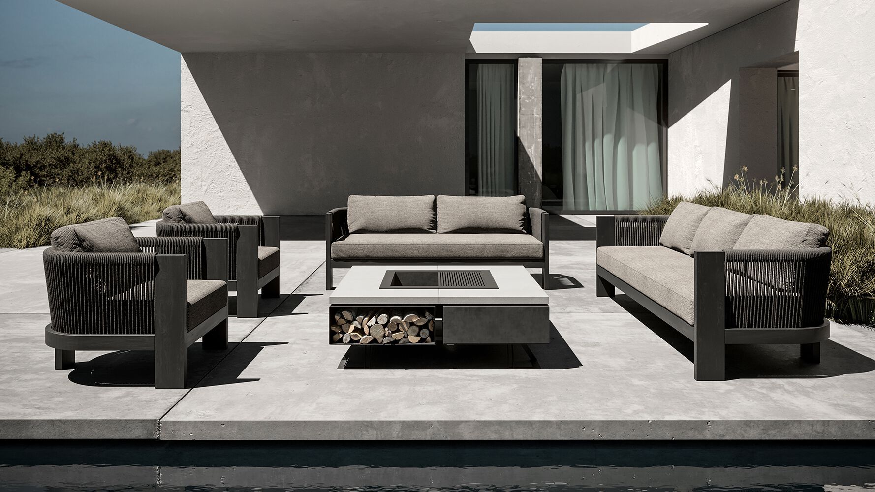 RALPH by SNOC - Divano da giardino a 3 posti - 15