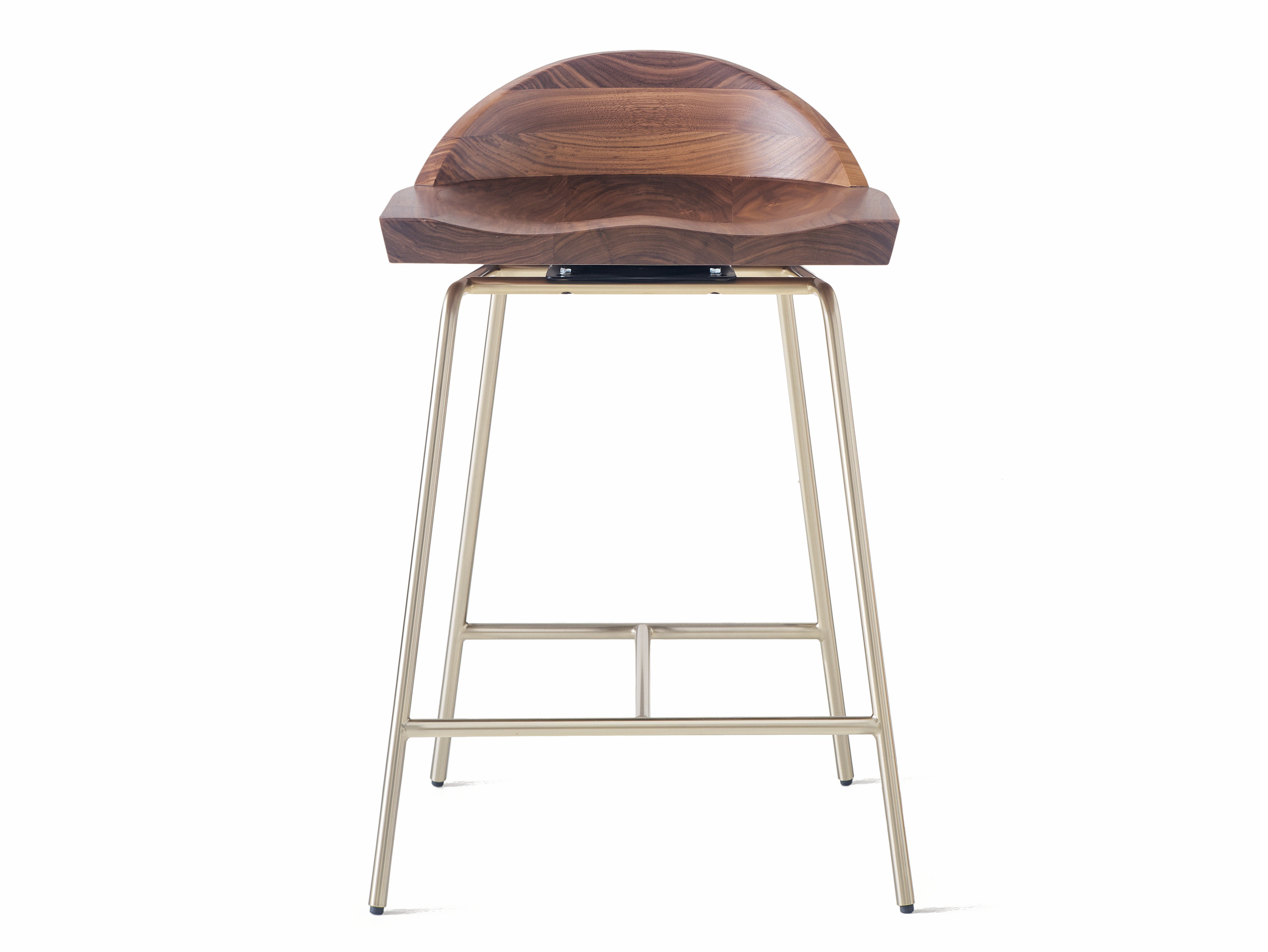 SPINDLE | Low Back Counter Stool By BassamFellows design Craig Bassam