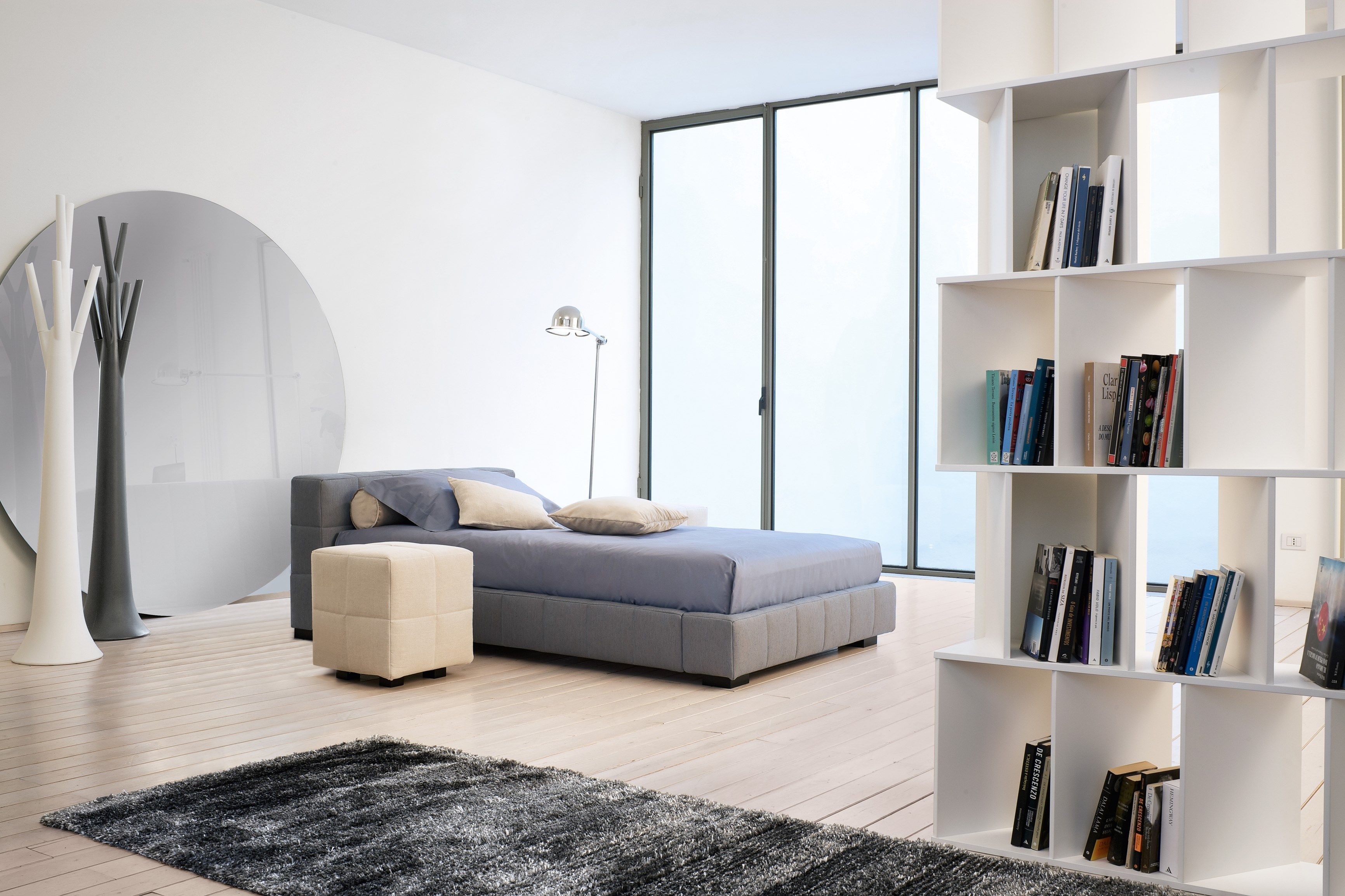 SQUARING Single bed By Bonaldo design Giuseppe Viganò