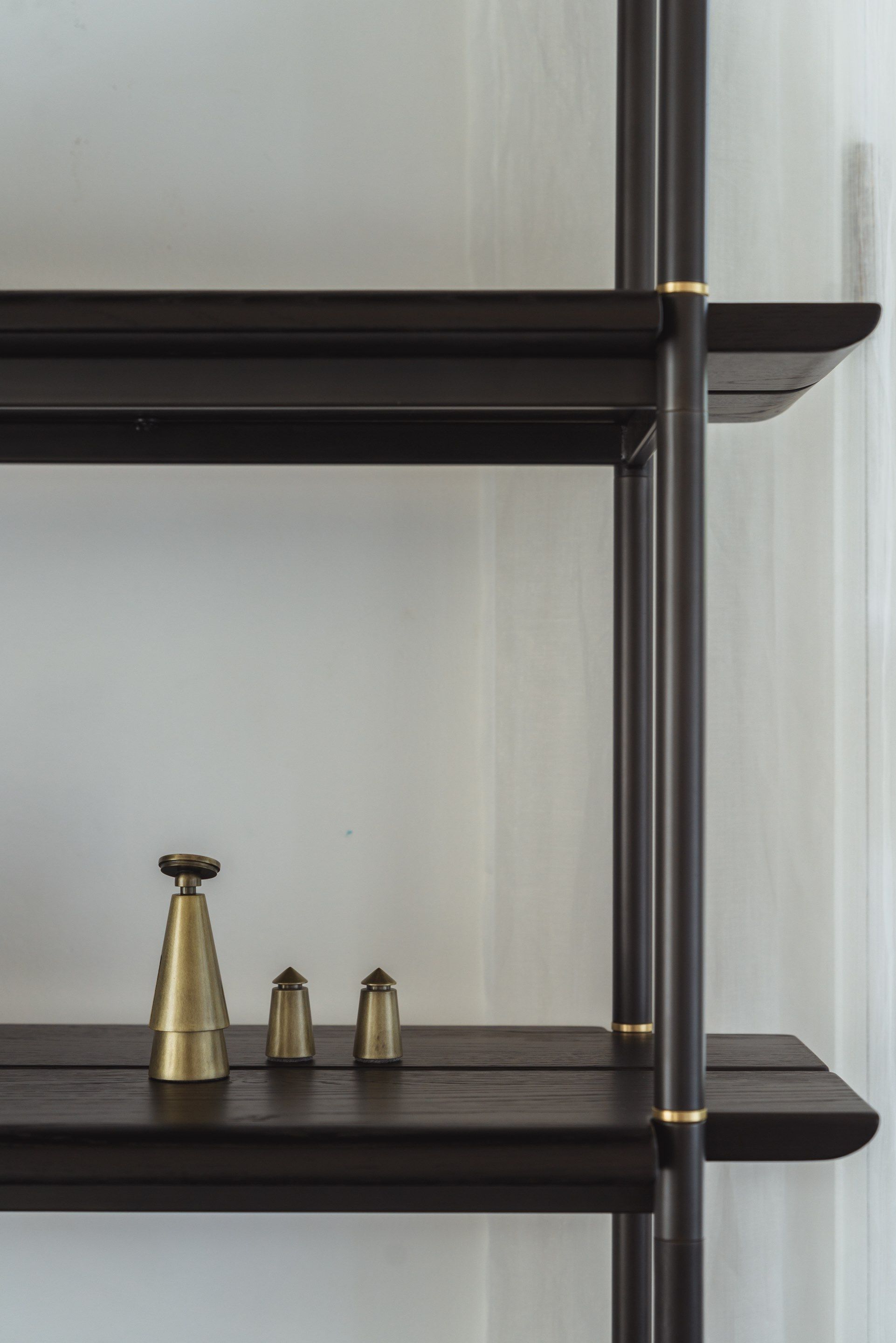 STACKING Steel and wood bench By District Eight