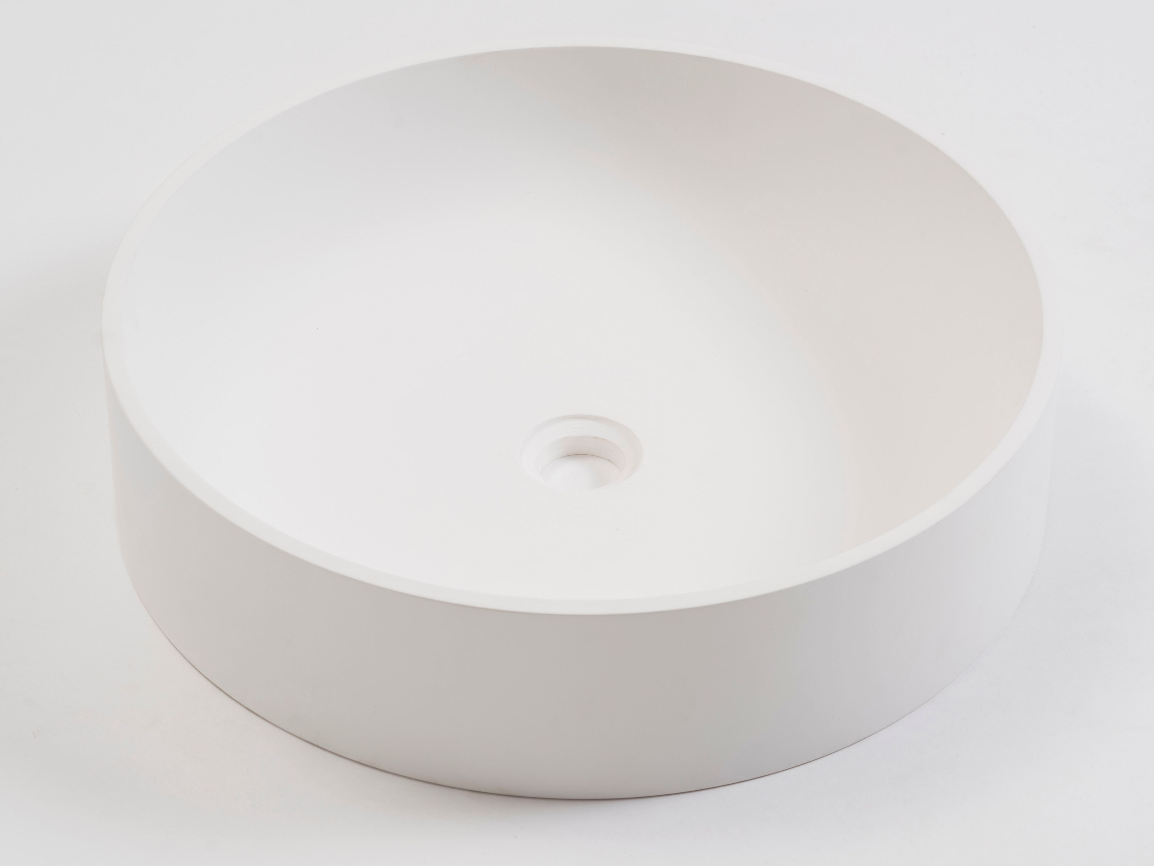 STAND by Ex.t - Lavabo da appoggio ovale in Livingtec®