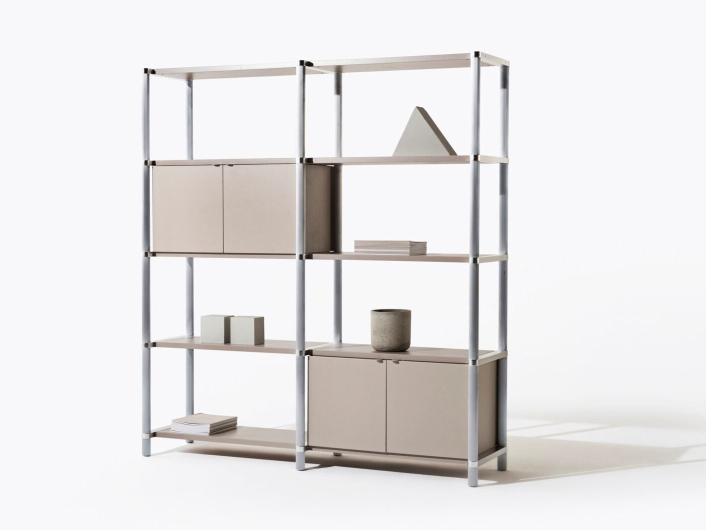 STEM Metal office shelving By Manerba design Philippe Nigro