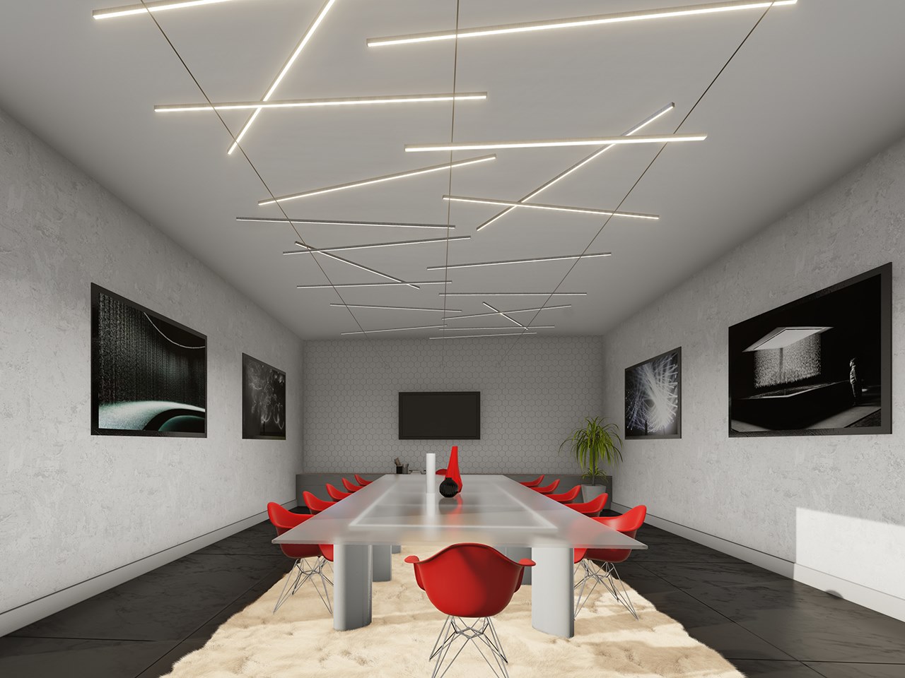 STIK Sistema di illuminazione a LED su cavi By Aldabra