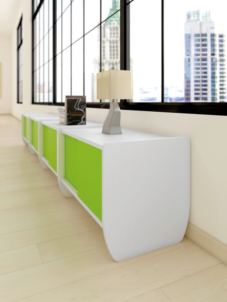 STONE FURNITURE Low office storage unit By FERCIA