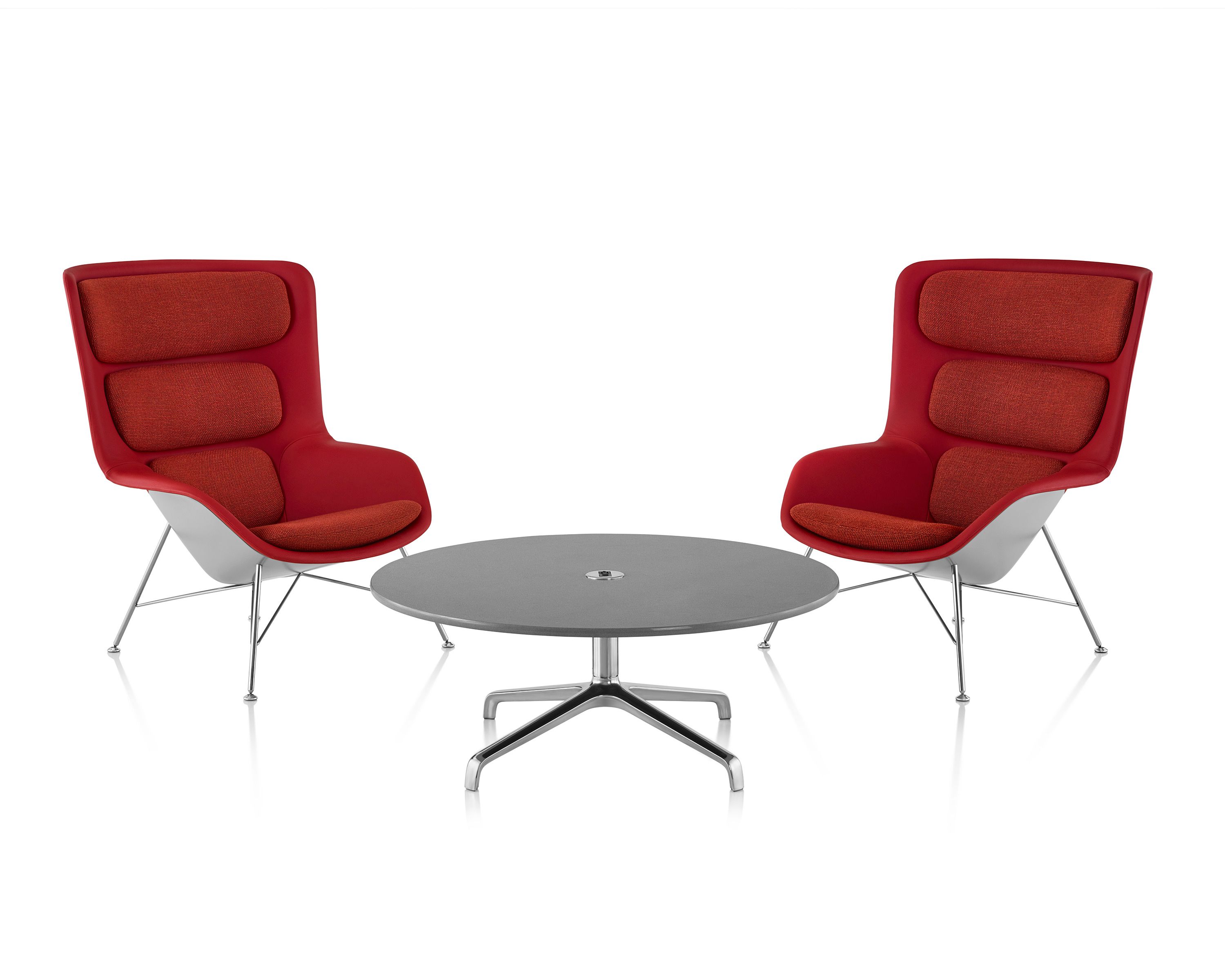 Highback fabric armchair STRIAD Highback armchair Striad Collection