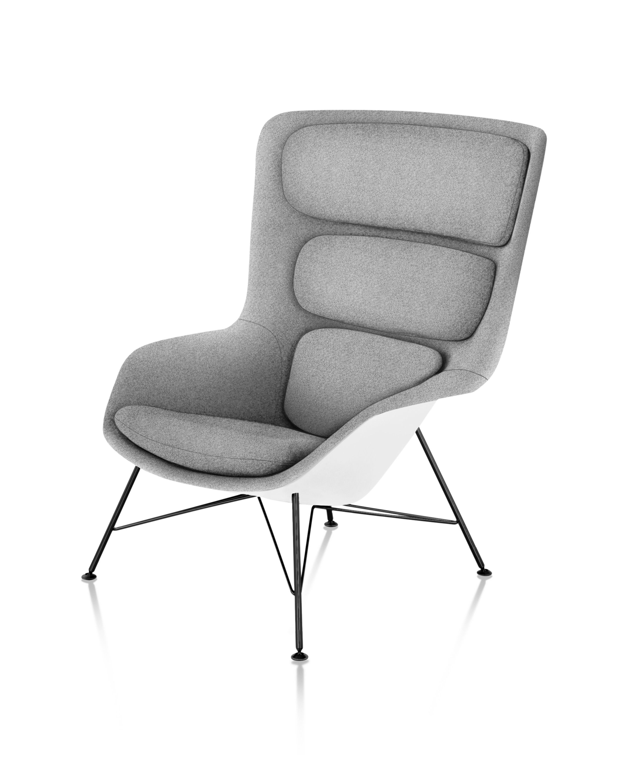 Highback fabric armchair STRIAD Highback armchair Striad Collection