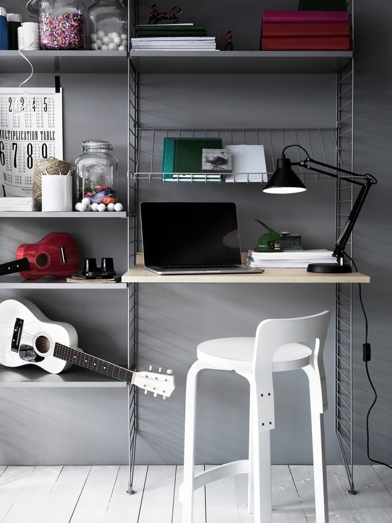 STRING® SYSTEM WORK DESKS secretary desk By String Furniture design