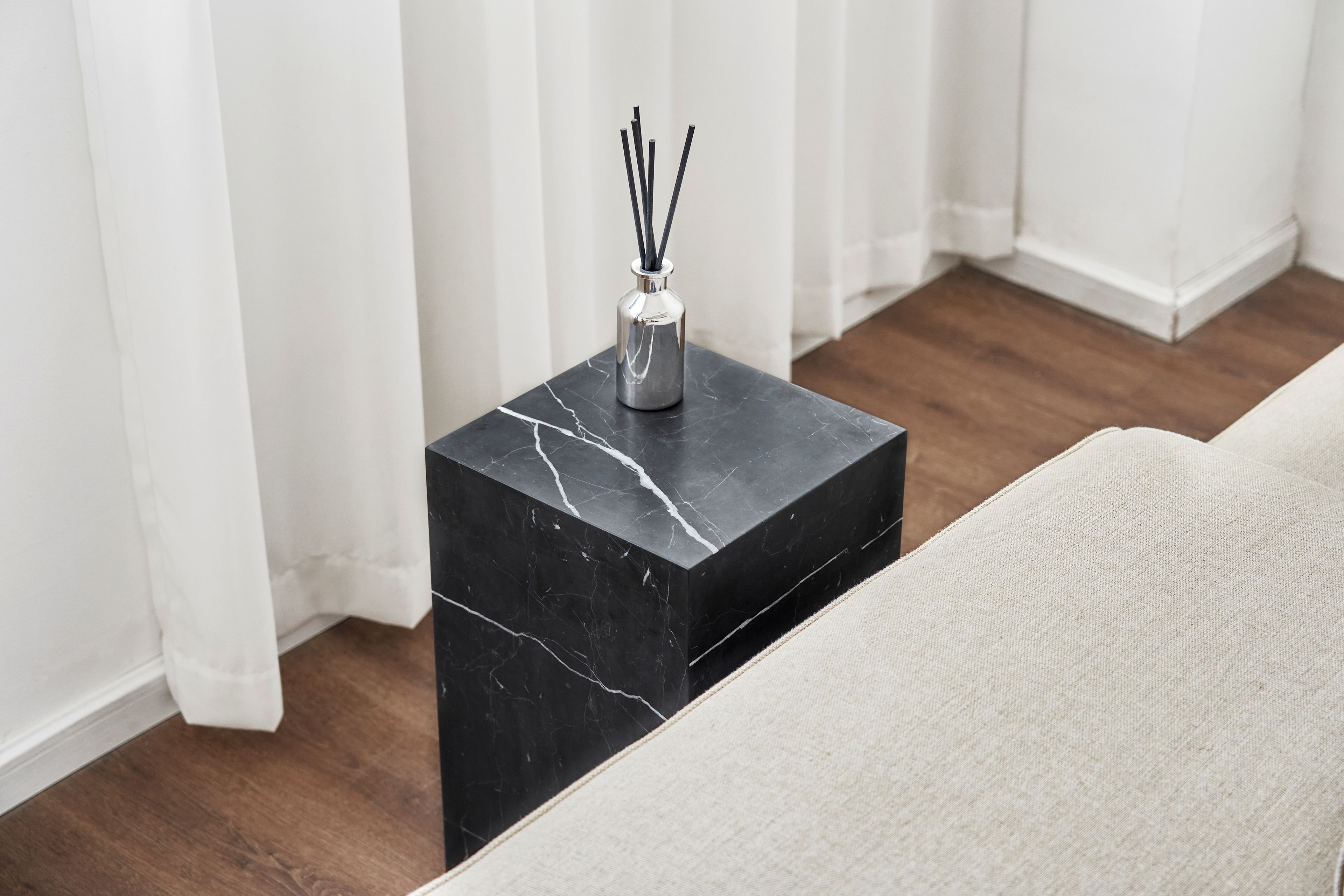 SUGAR CUBES Wood veneer coffee table Square wood veneer coffee table