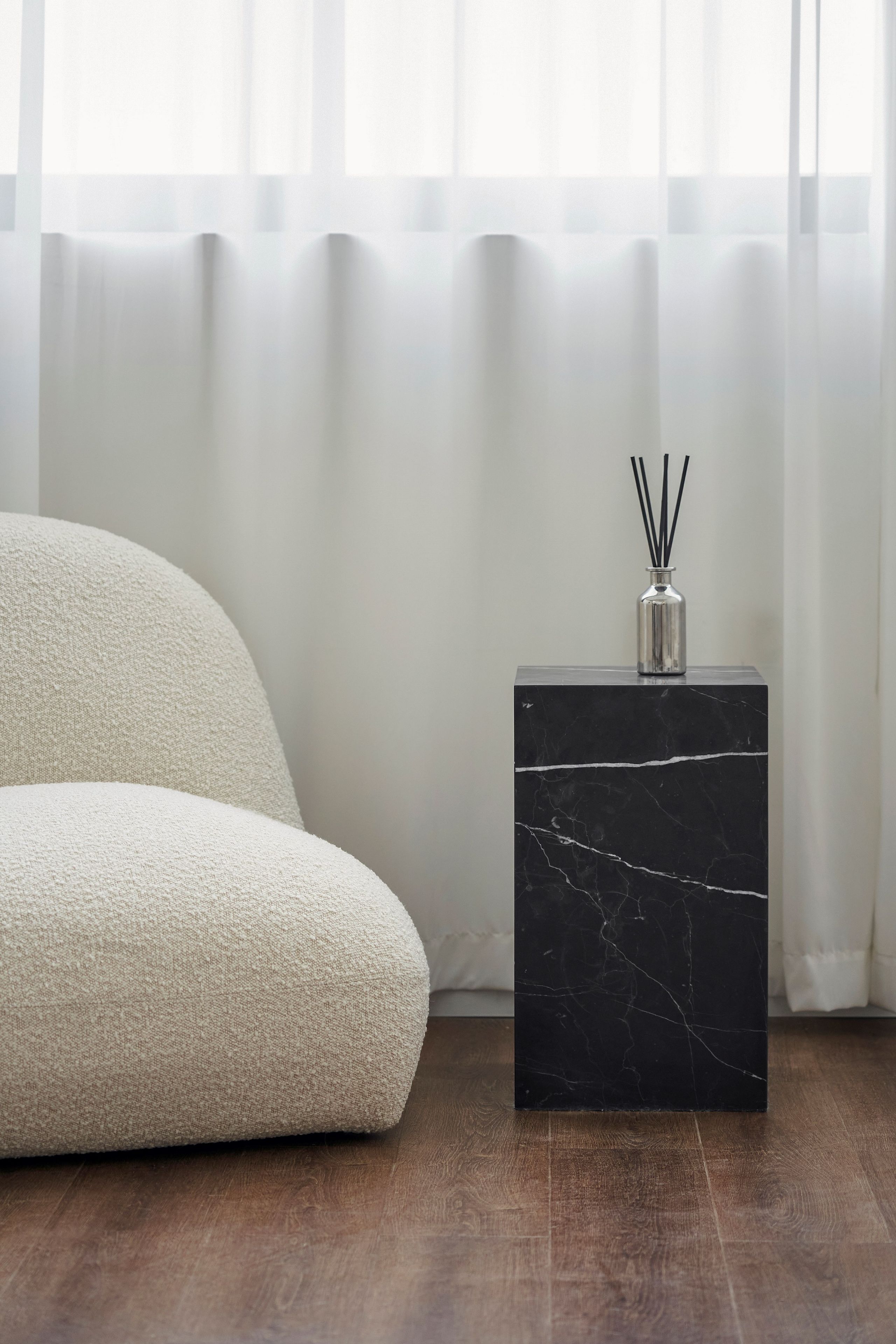 SUGAR CUBES Wood veneer coffee table Square wood veneer coffee table