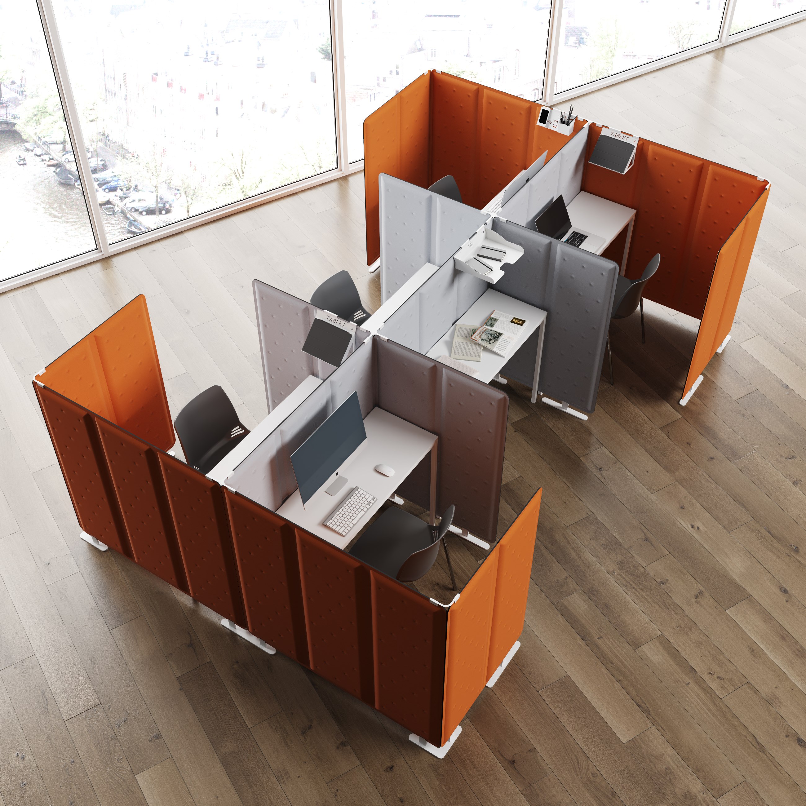 SUITE Rectangular writing desk By Steelbox by Metalway | design Roberto ...