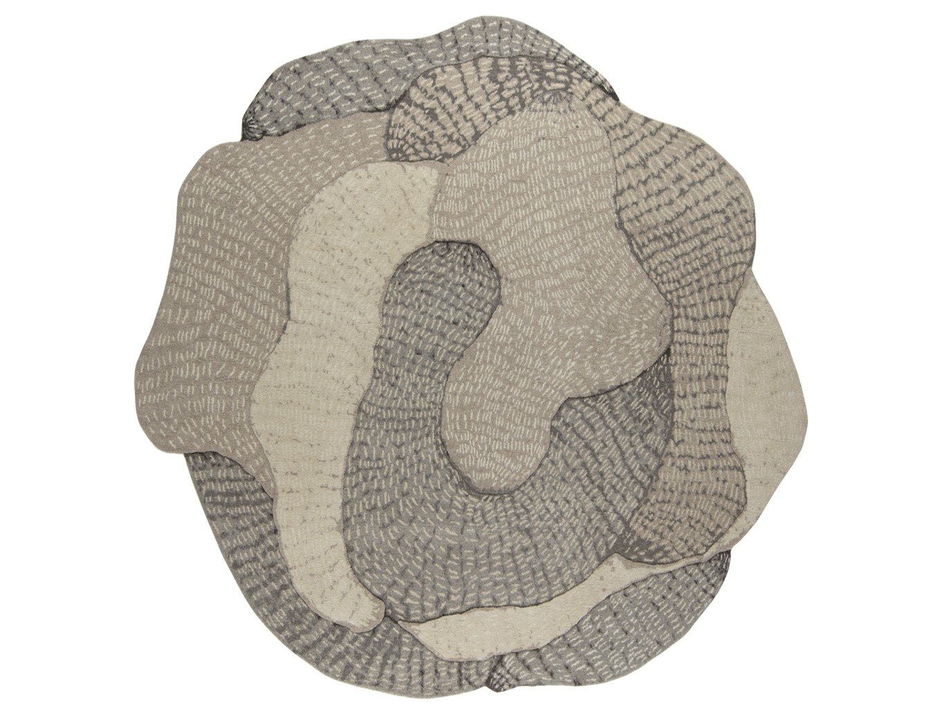 SWARM ROUND by cc-tapis - Tappeto a motivi rotondo fatto a mano
