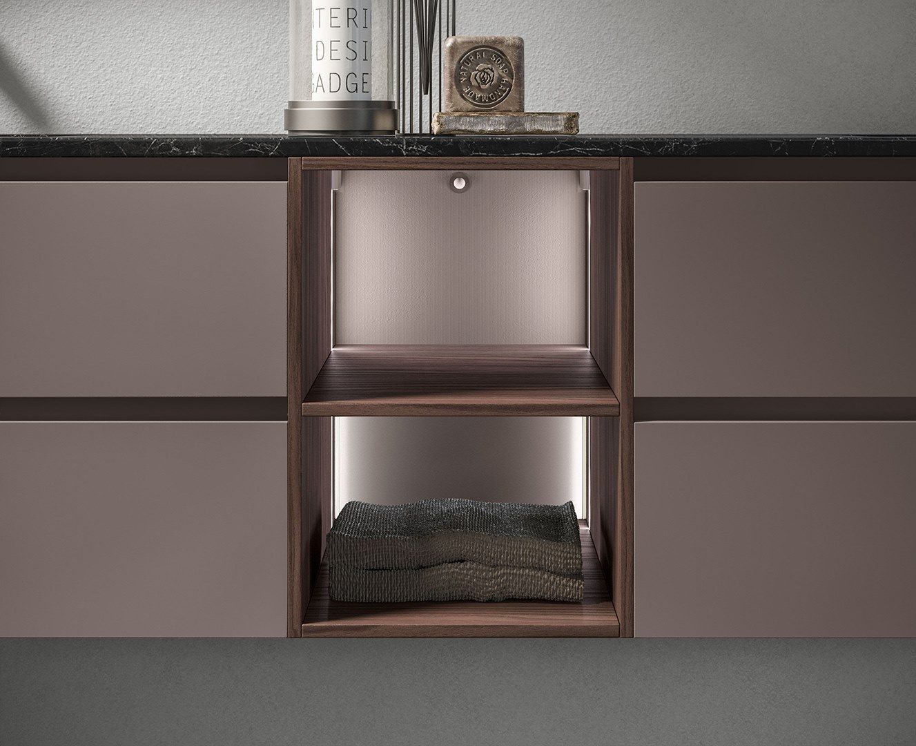 SWING 4.10 by BMT - Mobile lavabo doppio sospeso - 3