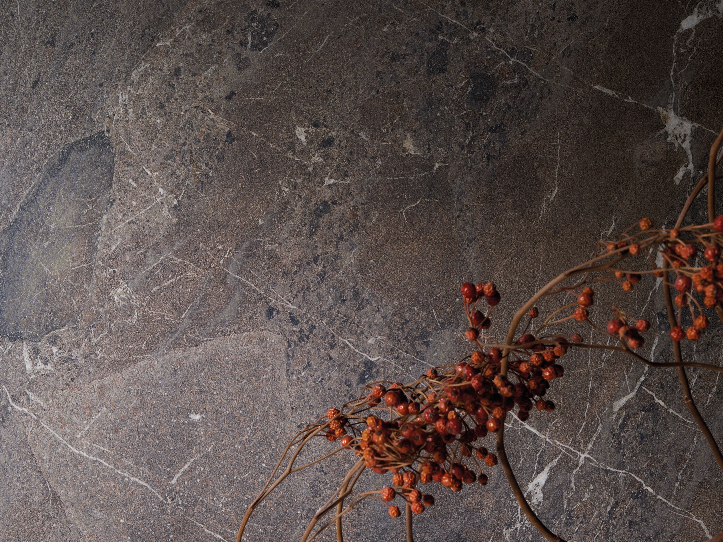 BRECCIA IMPERIALE by Sapienstone - Top cucina in gres porcellanato effetto marmo