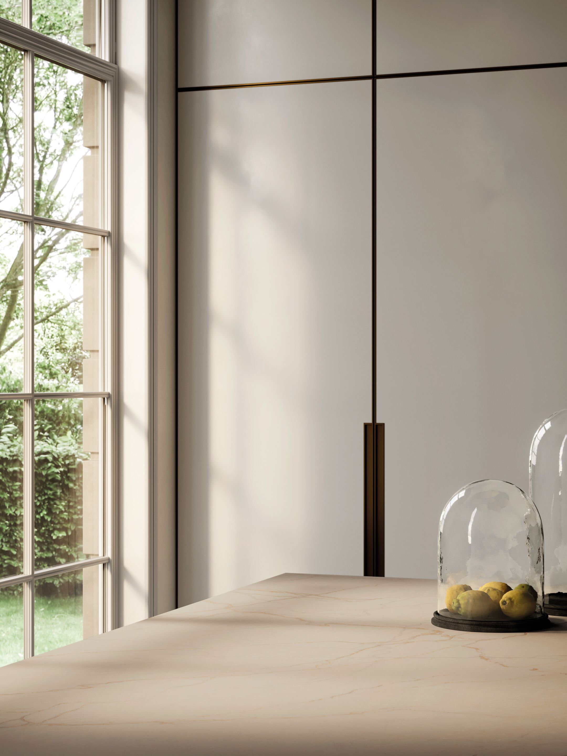 CREMA AVORIO by Sapienstone - Top cucina in gres porcellanato effetto marmo - 4