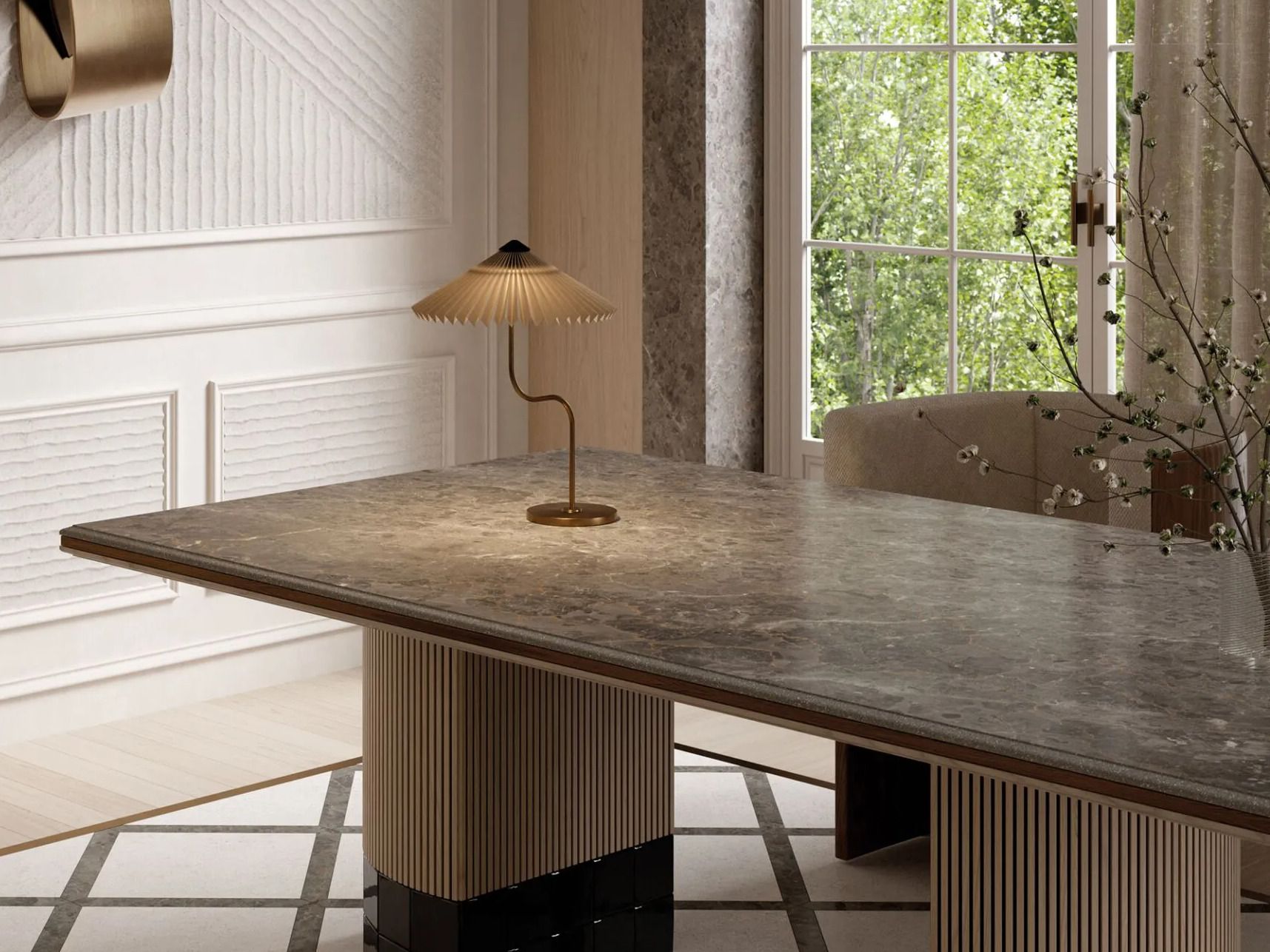 GRIGIO SAVELLI by Sapienstone - Top cucina in gres porcellanato effetto pietra