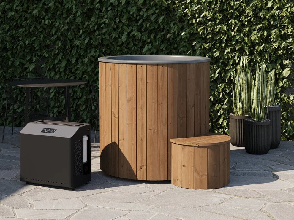 ERGO by Saunamo - Vasca per crioterapia rotonda per esterni