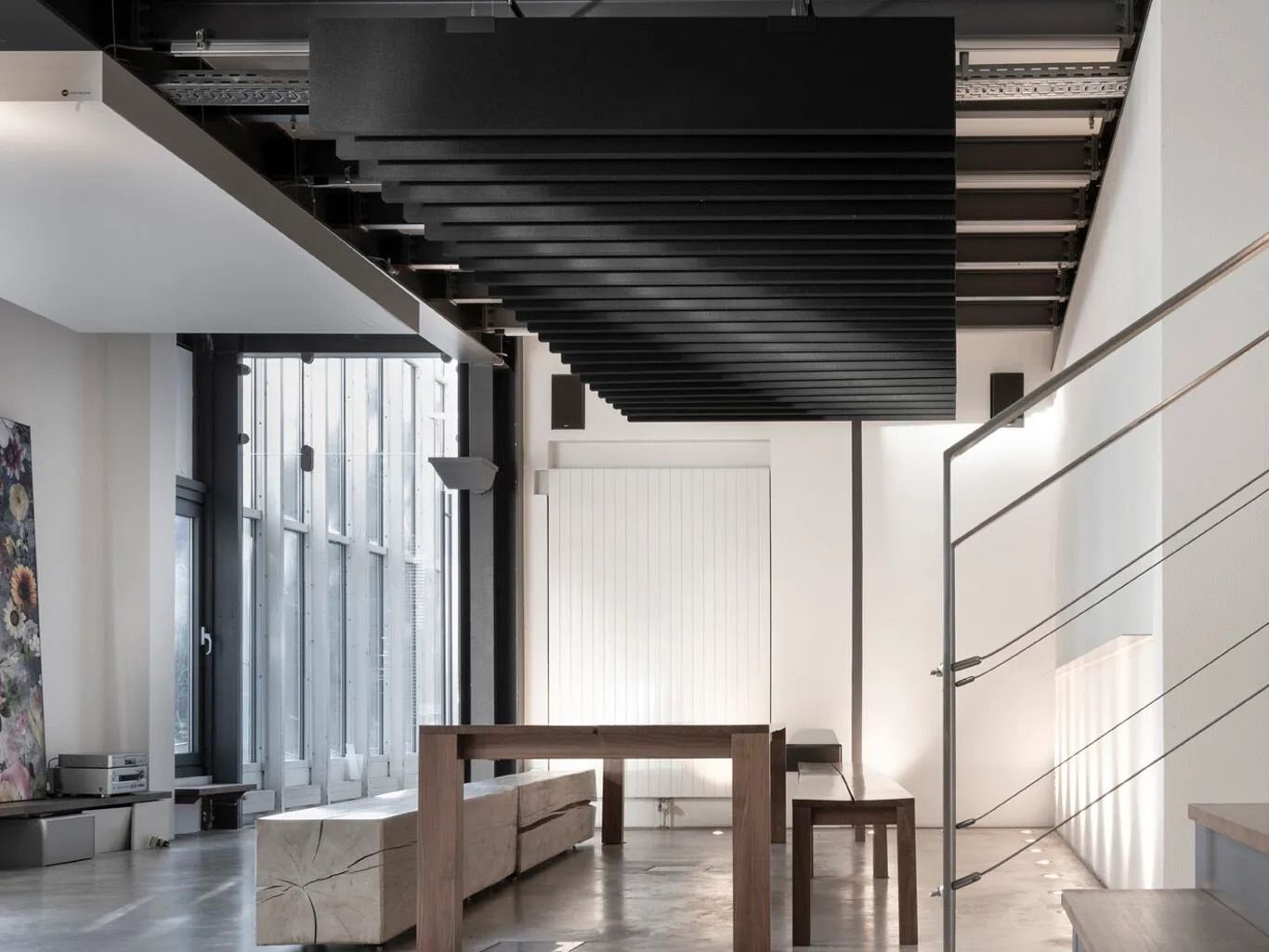 FRAMELESS BAFFLE by Schallsauger - Pannello acustico a sospensione