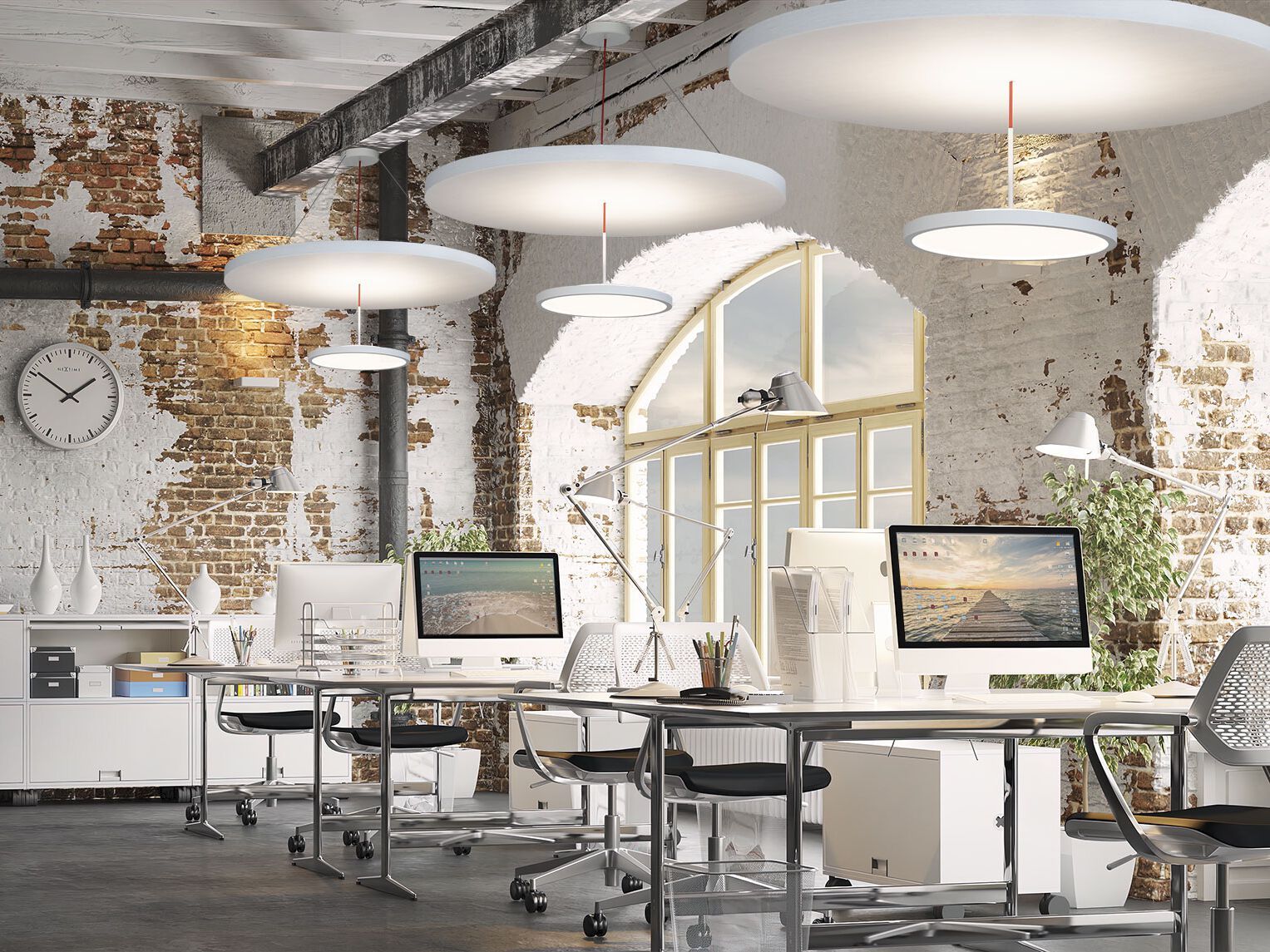 ORION8 by Schallsauger - Lampada a sospensione acustica