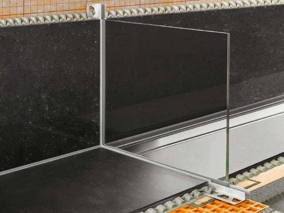 Stainless steel Shower door gasket Schlüter®DECOSG By SchlüterSystems
