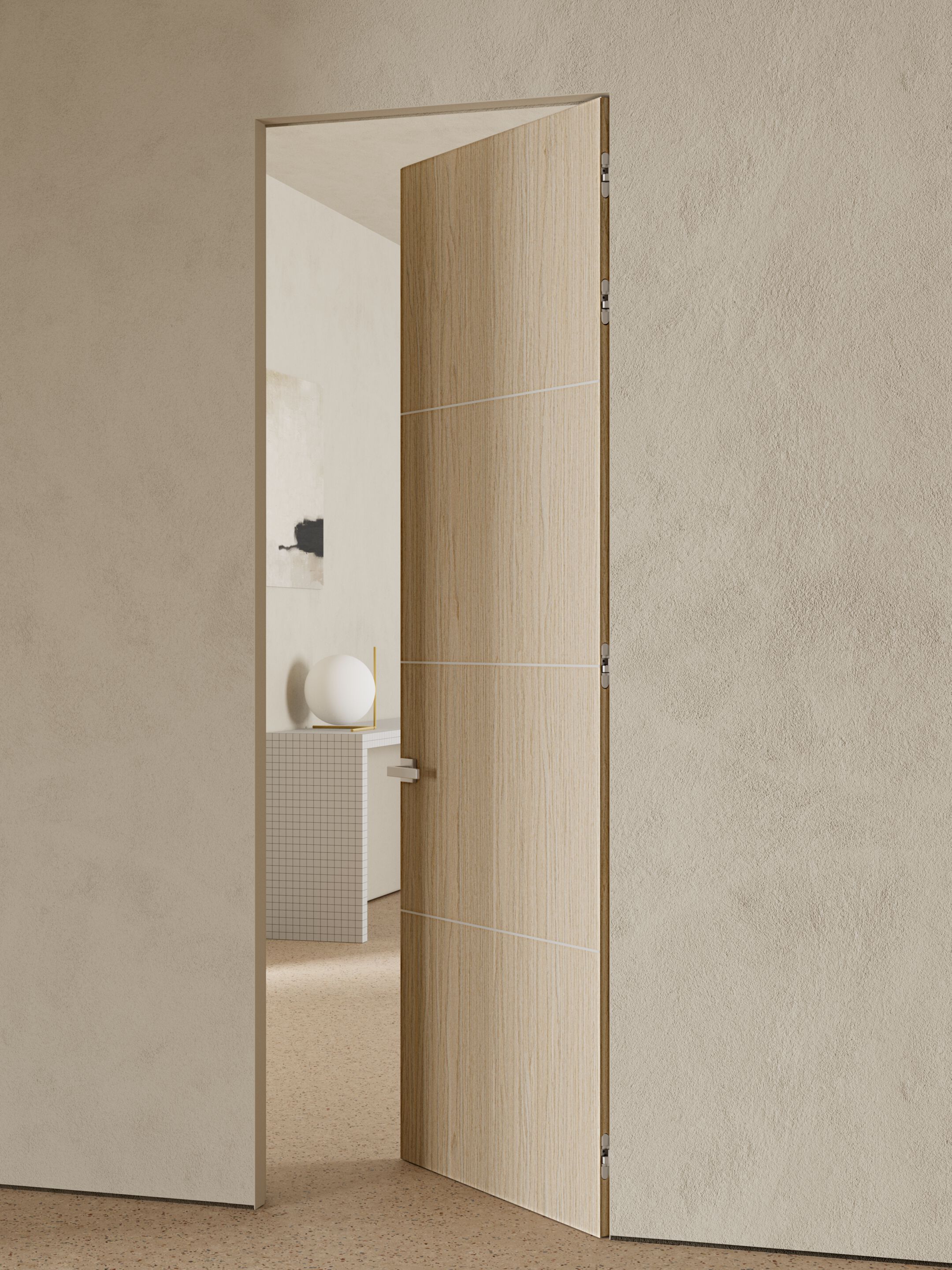 NUMEN by Scrigno - Porta a filo muro a battente - 3