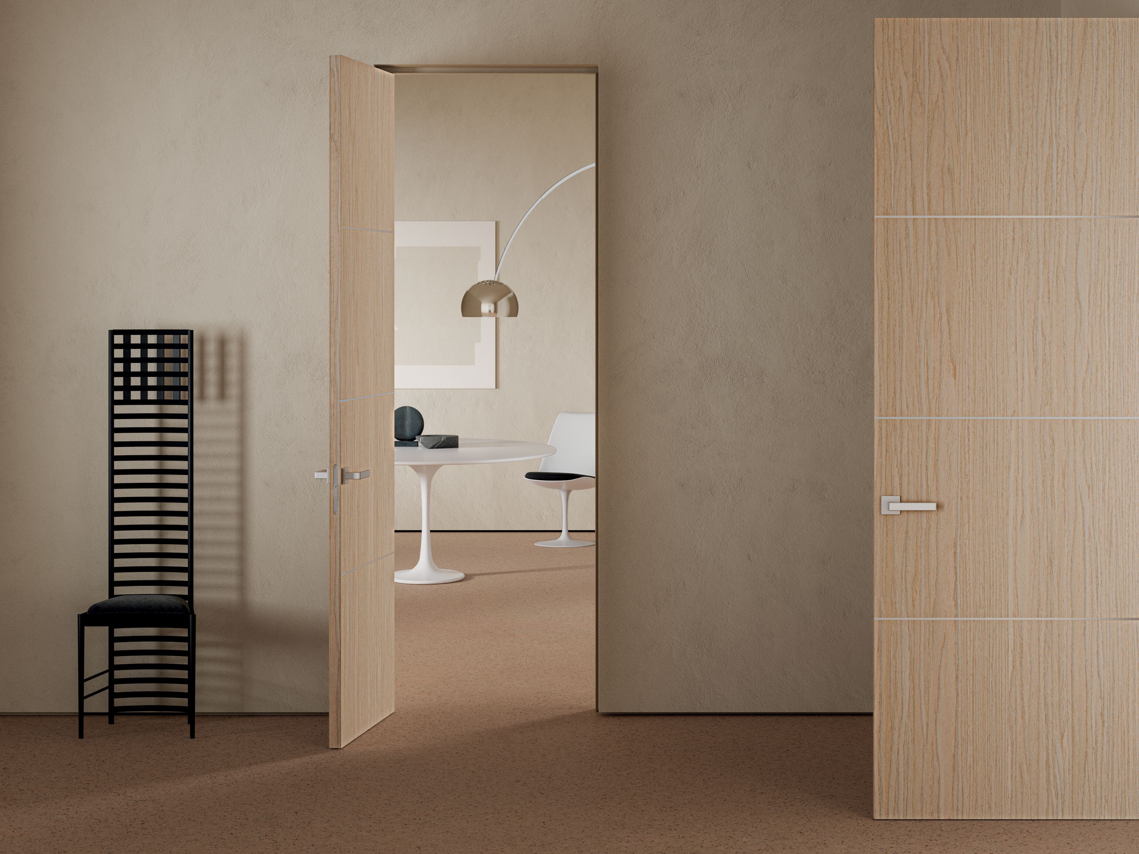 NUMEN by Scrigno - Porta a filo muro a battente