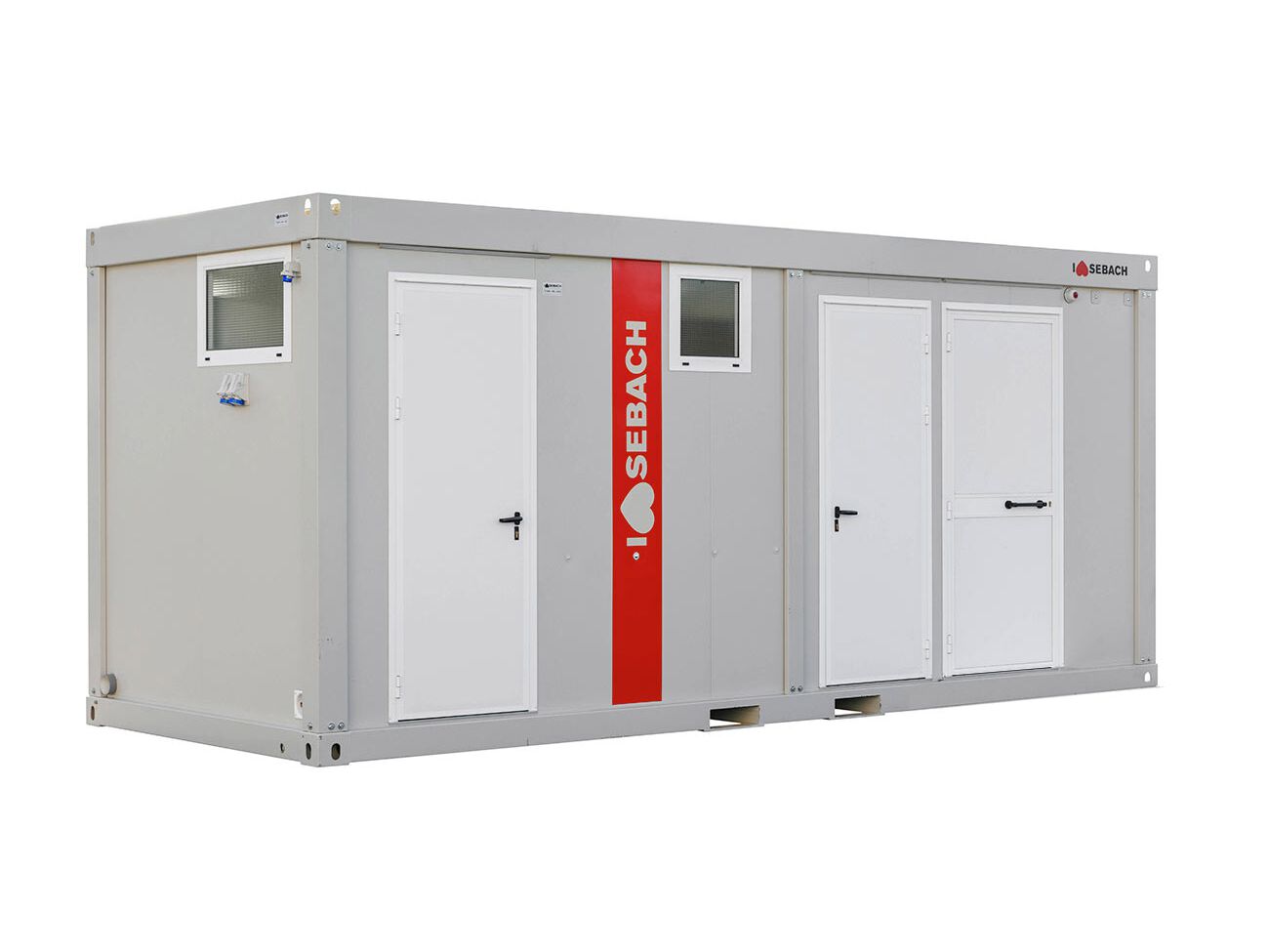 BOX SMART 4 HN by Sebach - Servizio igienico monoblocco per cantiere