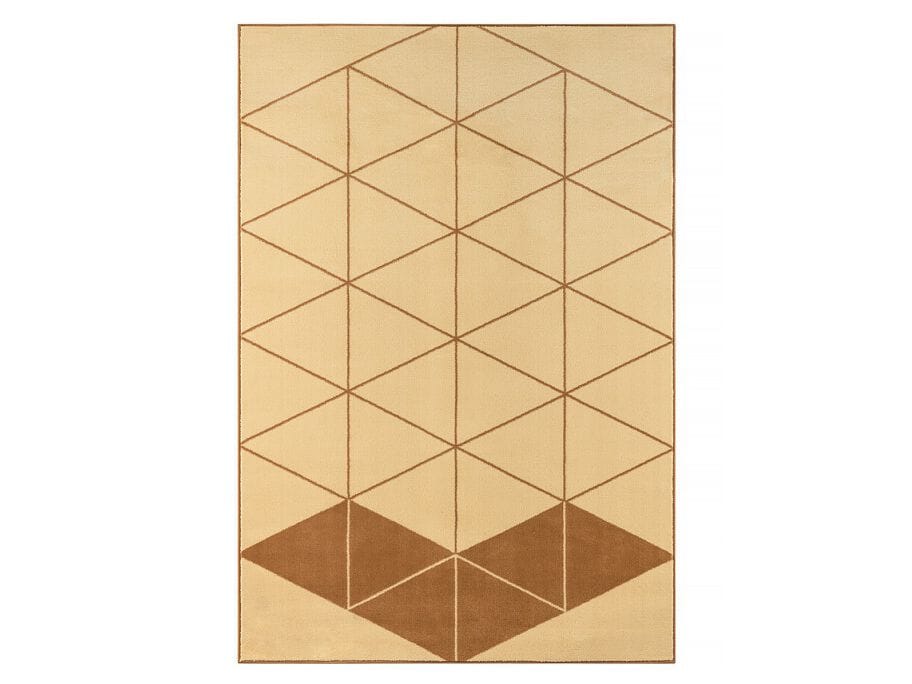 CUBIC Polypropylene rug with geometric shapes By Shishka Project