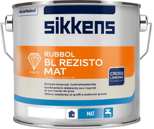 RUBBOL BL REZISTO MAT by Sikkens - Smalto - 4