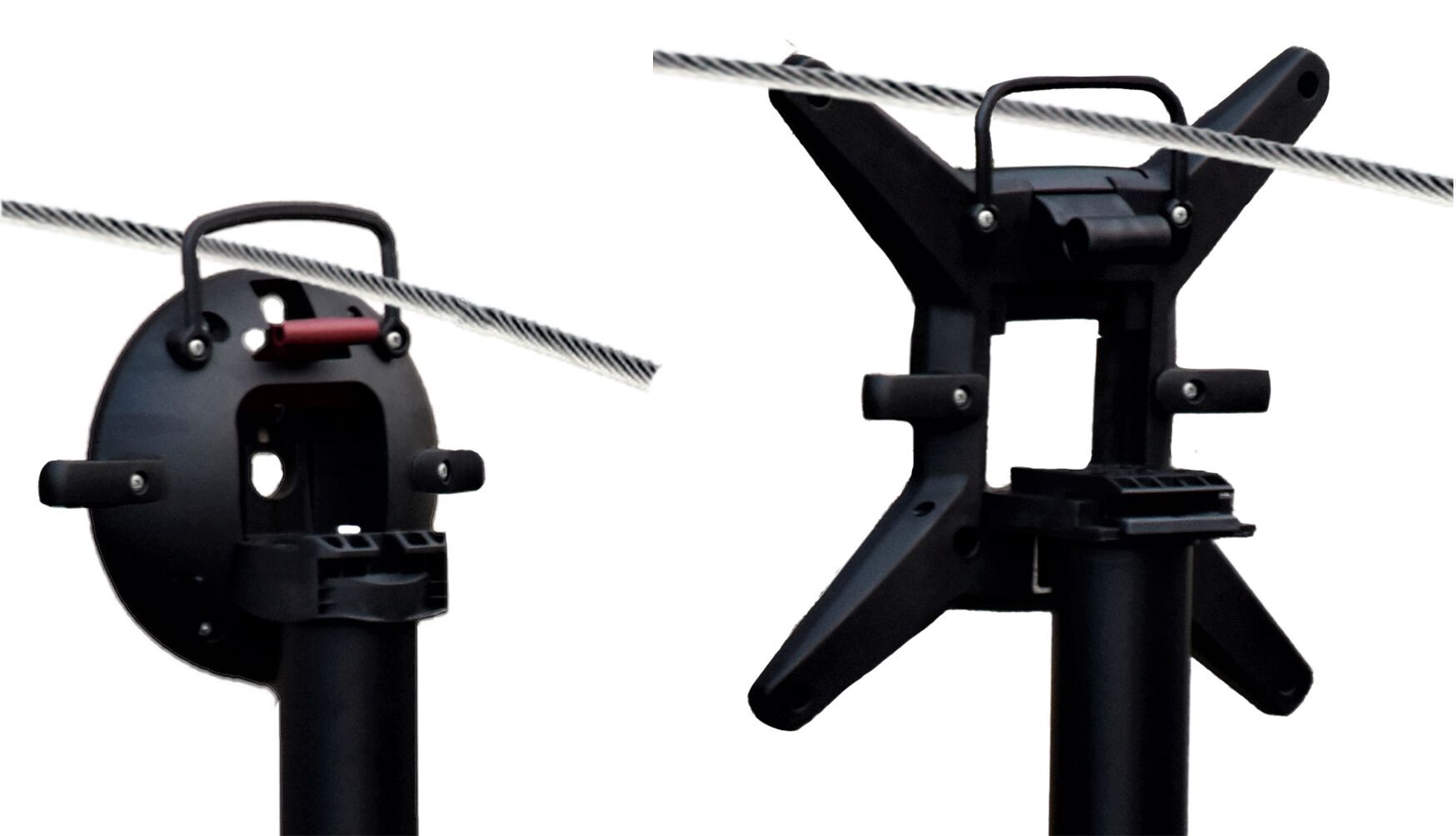 FlipTop Round vs X-shape w Safety wire