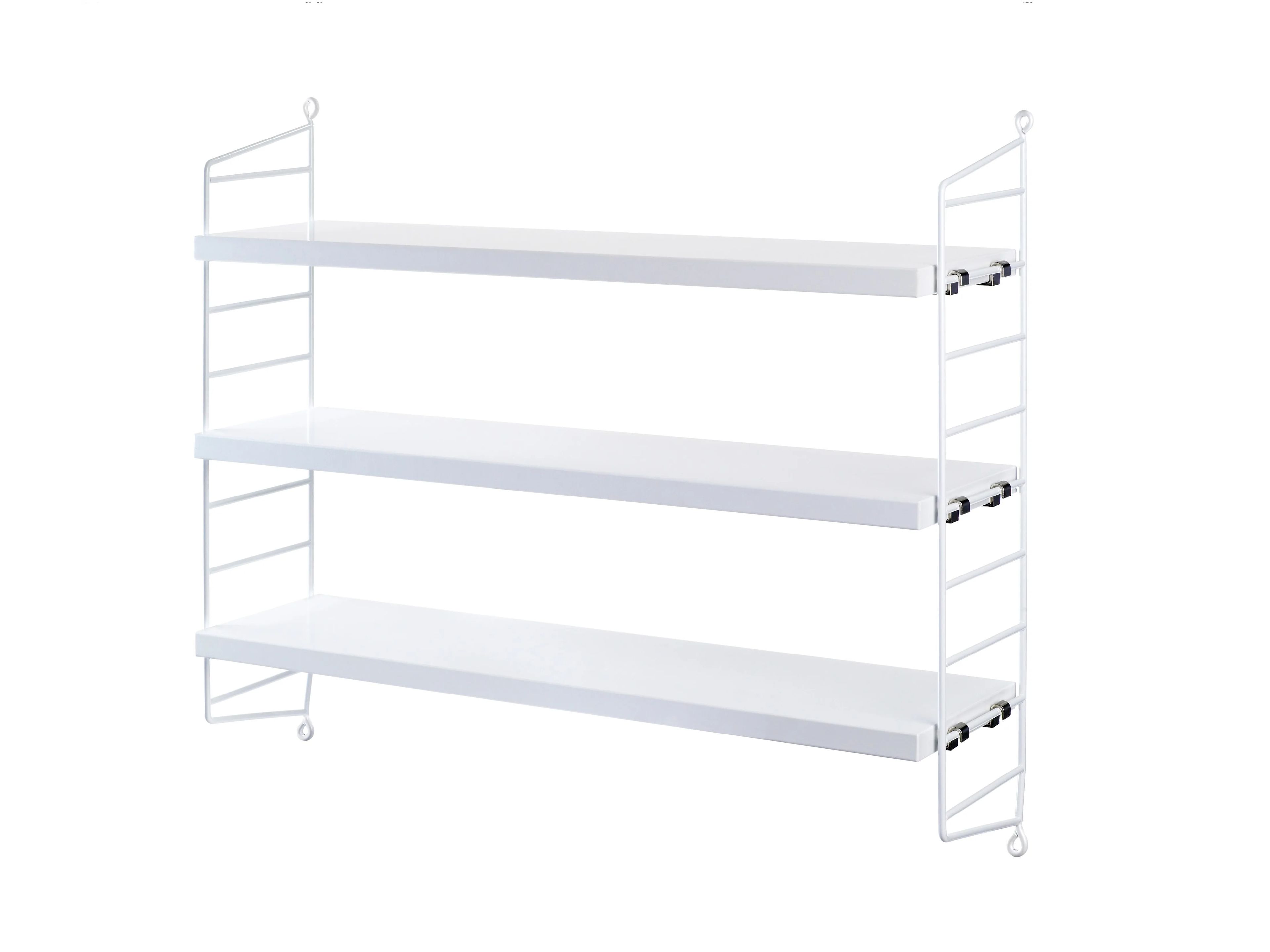 STRING® POCKET by String Furniture - Scaffale modulare sospeso in MDF - 2