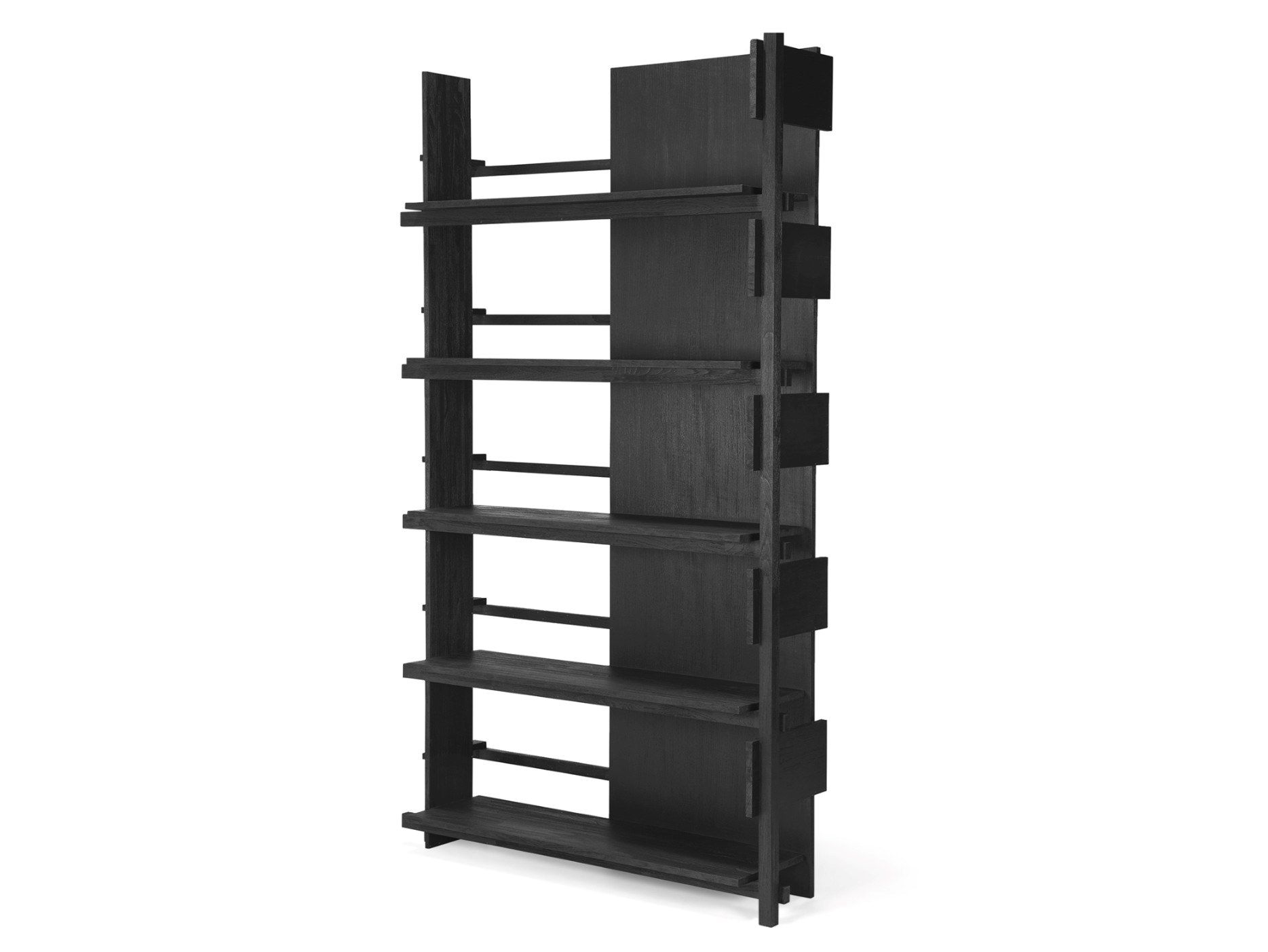 TEAK ABSTRACT Shelving unit By Ethnicraft design Alain Van Havre