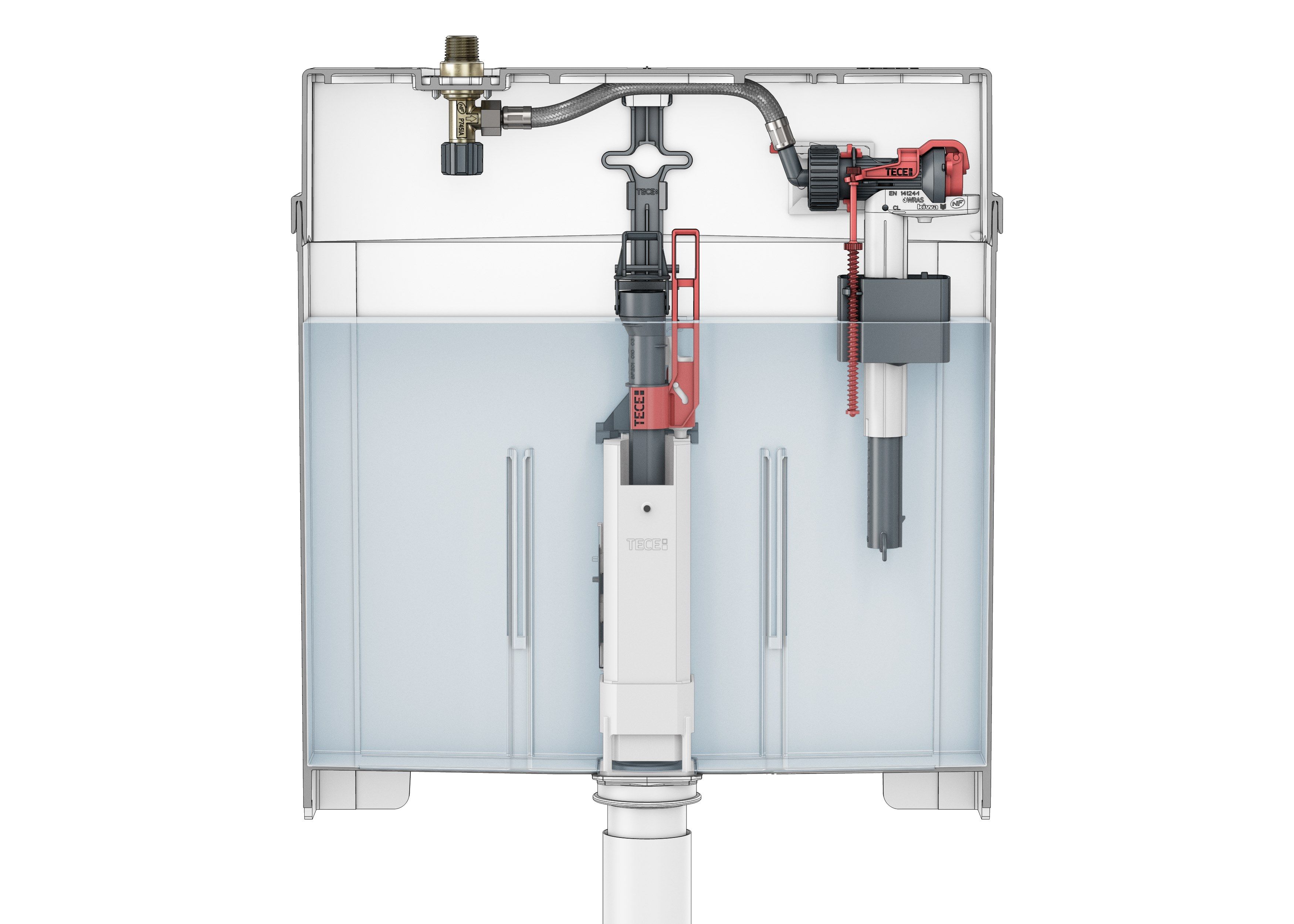 TECE Octa II by TECE - Cassetta di scarico da incasso - 4