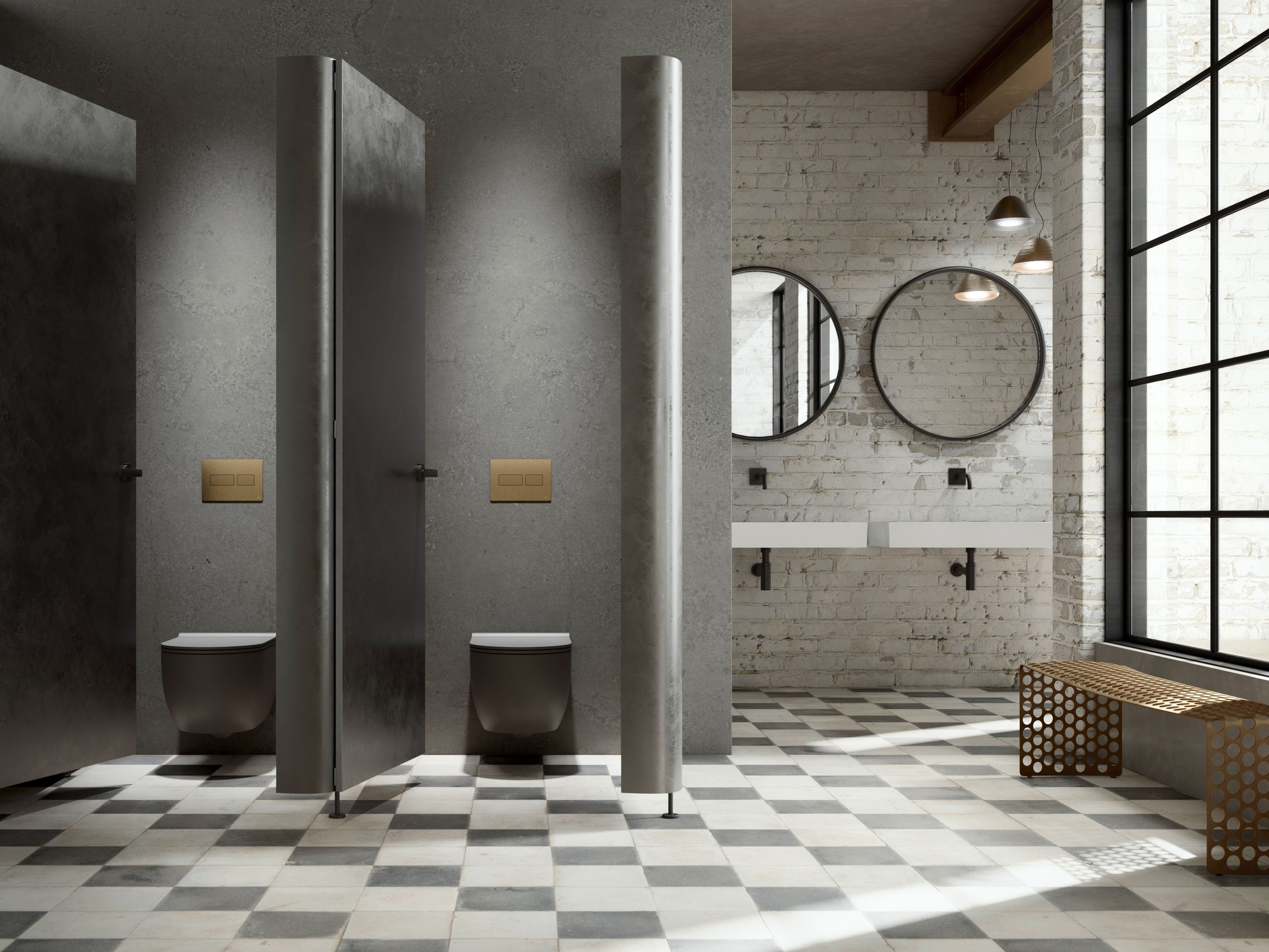 TECEsolid by TECE - Placca di comando per wc - 5