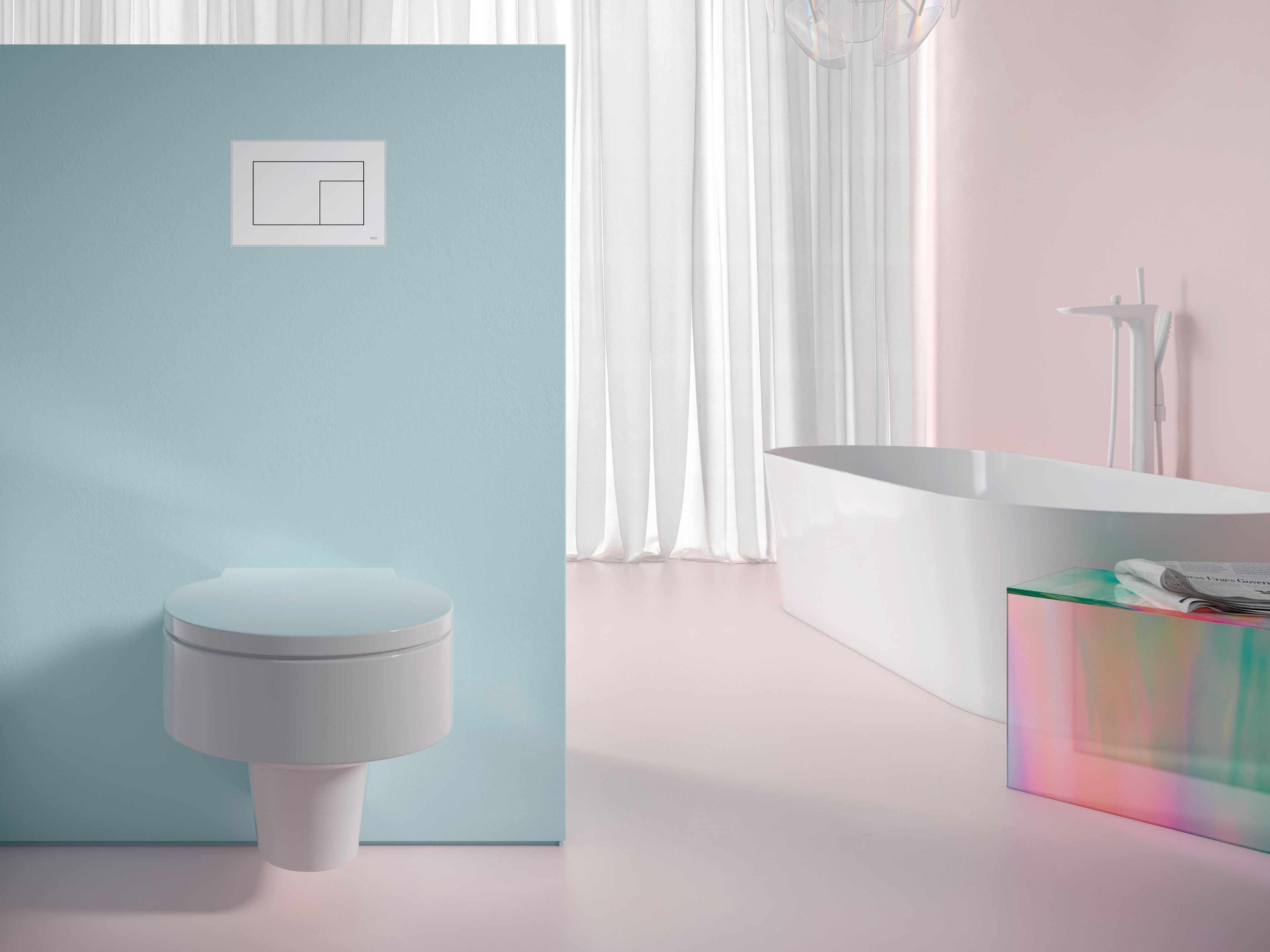 TECEvelvet by TECE - Placca di comando per wc in Fenix-NTM® - 5