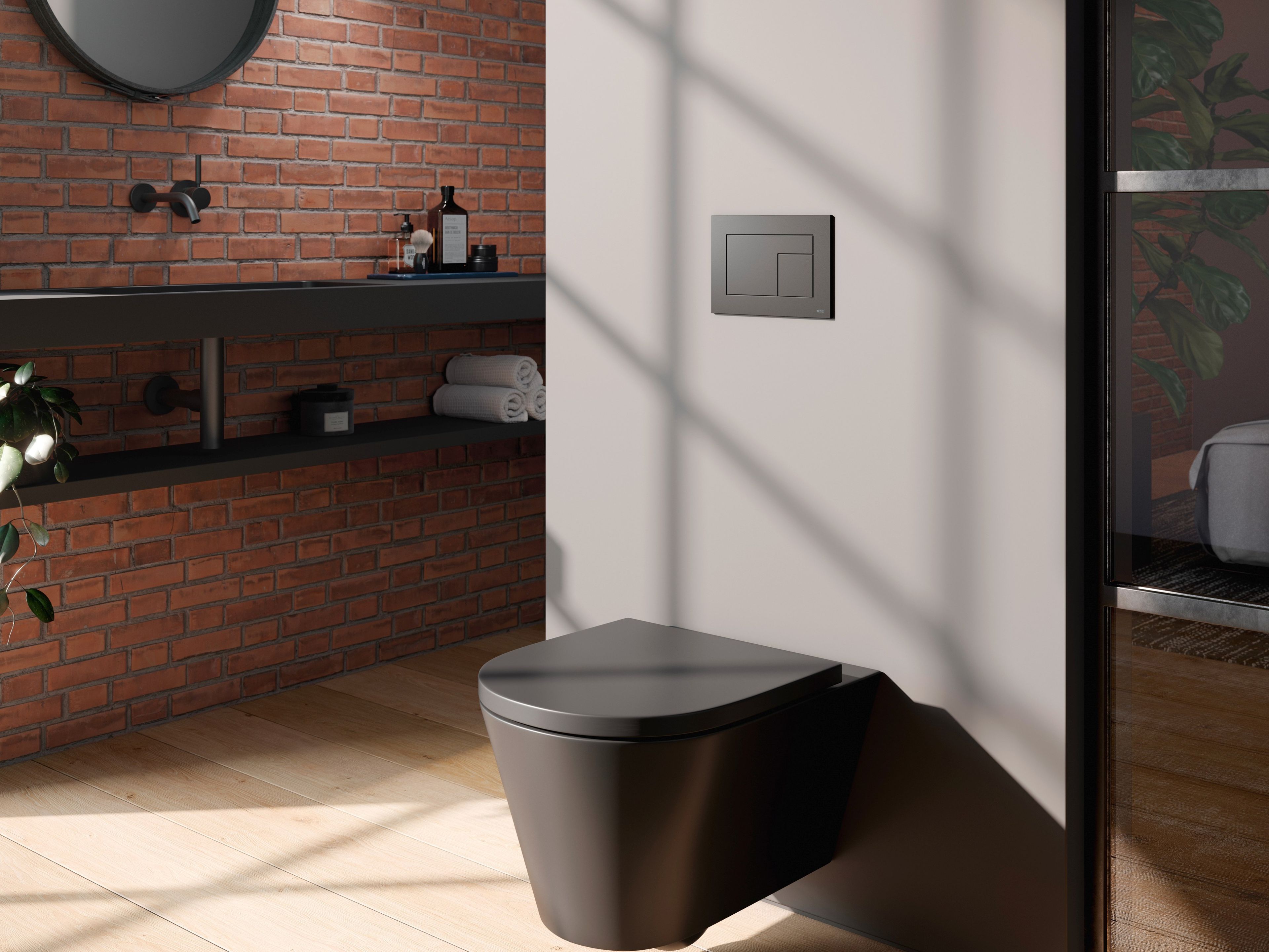 TECEvelvet by TECE - Placca di comando per wc in Fenix-NTM®