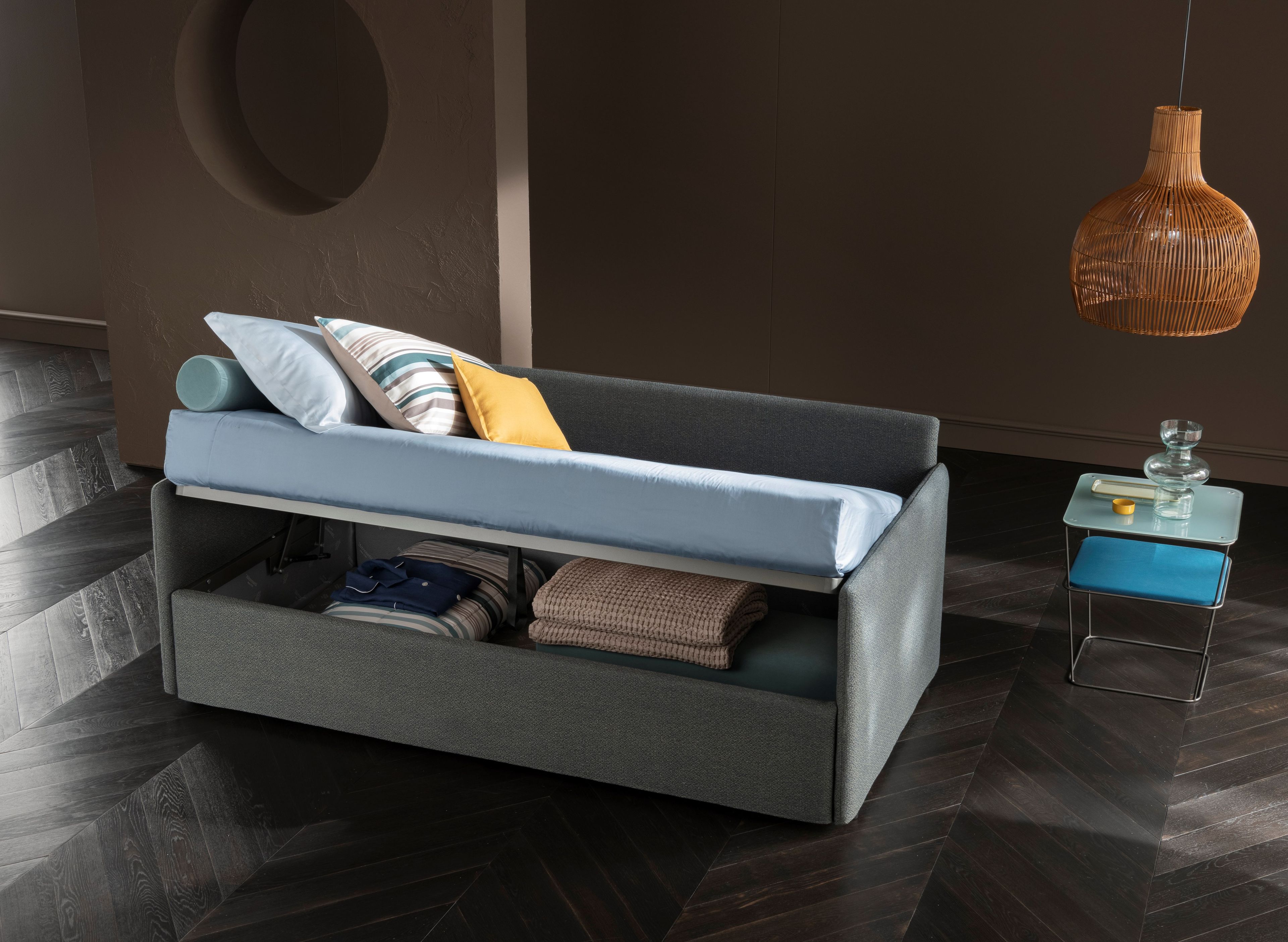 TEDDY Fabric sofa bed By Altrenotti