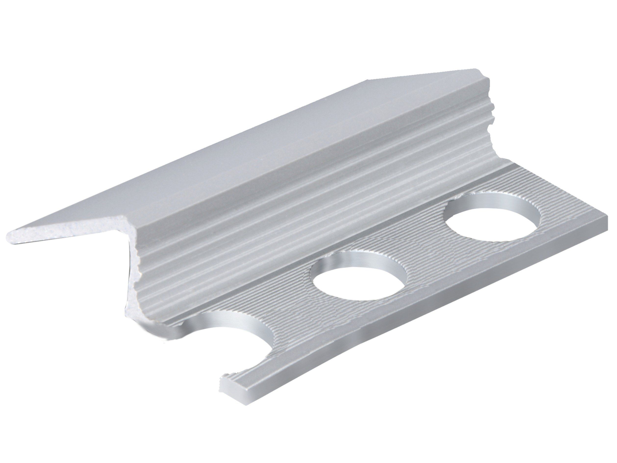 TERMINALE ALLUMINIO ARGENTO E OTTONE by Dakota - Profilo paraspigolo in ottone