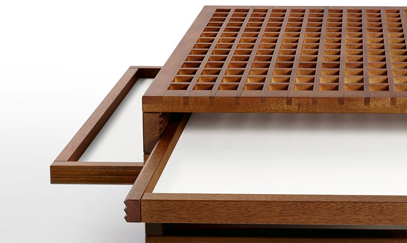 TETRA Coffee table By SCULPTURES JEUX