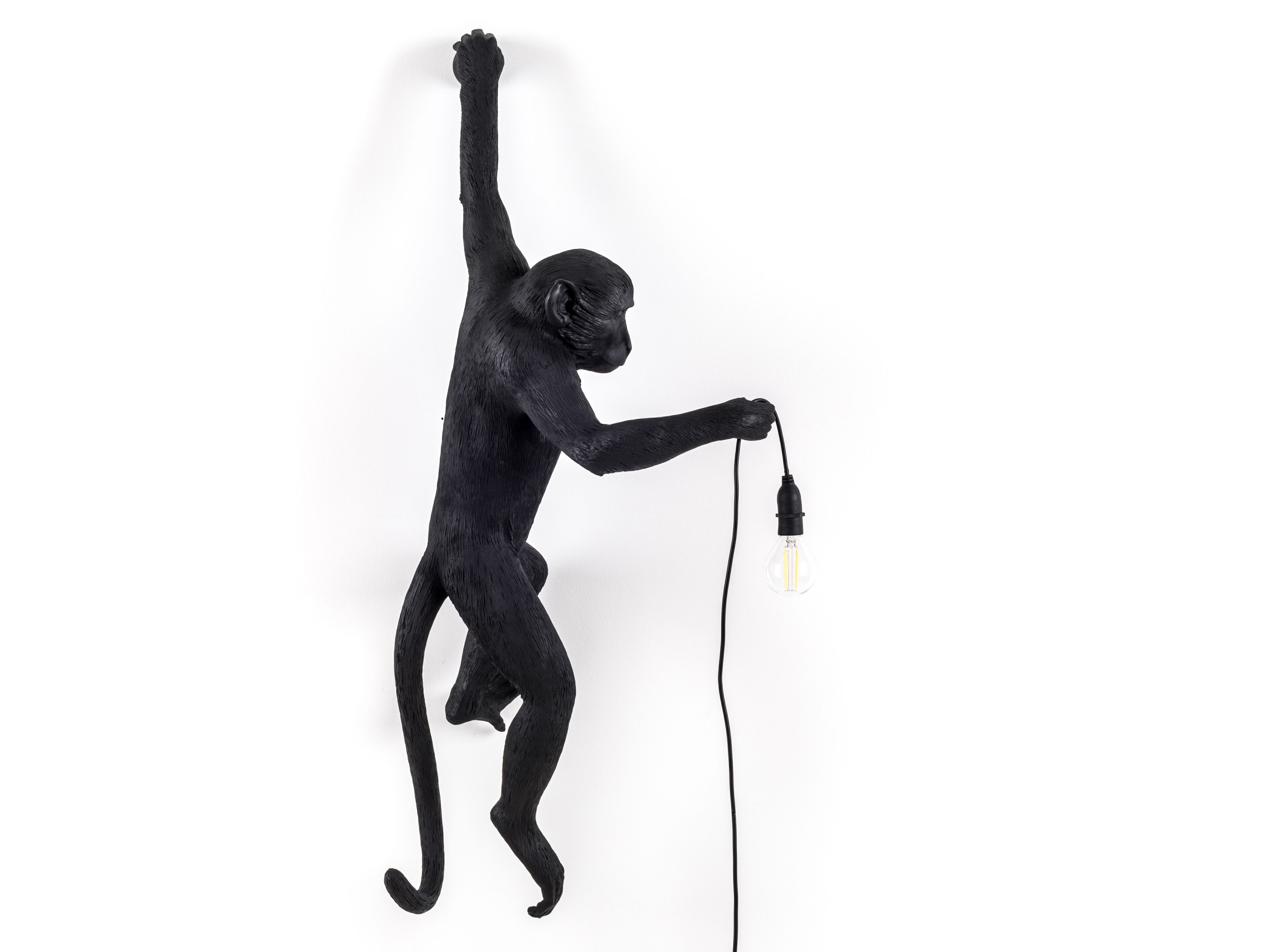 THE MONKEY LAMP BLACK HANGING Wall lamp By Seletti