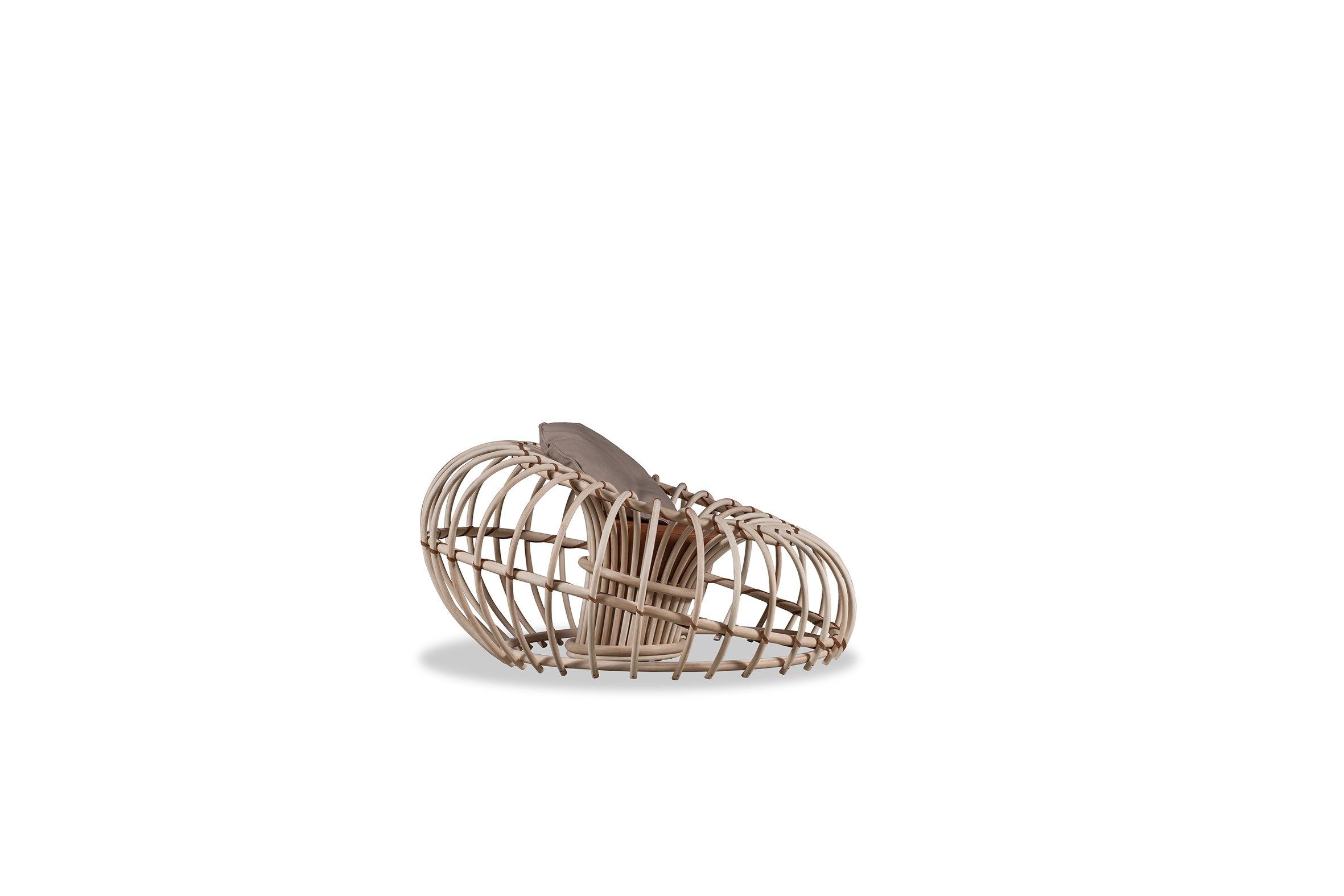 Wicker garden armchair TILDA By BAXTER design Francesco Bettoni