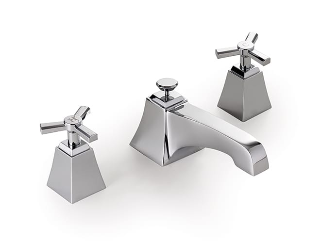 TIME by Devon&Devon - Rubinetto per lavabo a 3 fori da piano in ottone