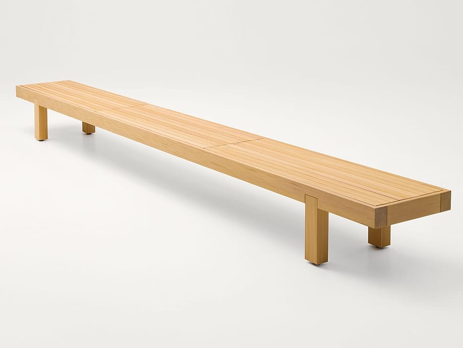 TOKU Garden bench By Paola Lenti design Vincent Van Duysen