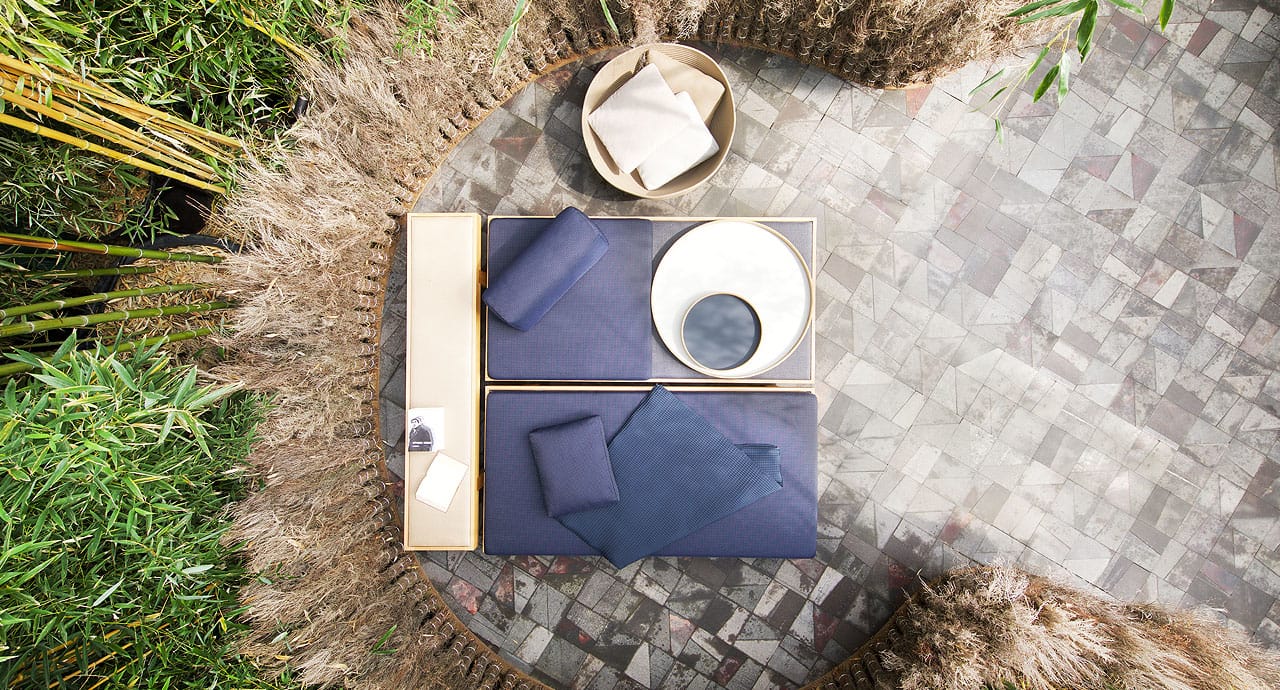 TOKU Bain de soleil By Paola Lenti design Vincent Van Duysen